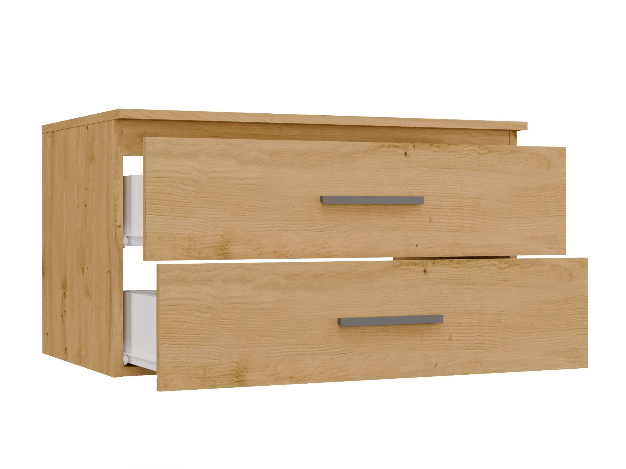 Wall-mounted bathroom cabinet for washbasin Nolmaru 113 (Artisan oak)