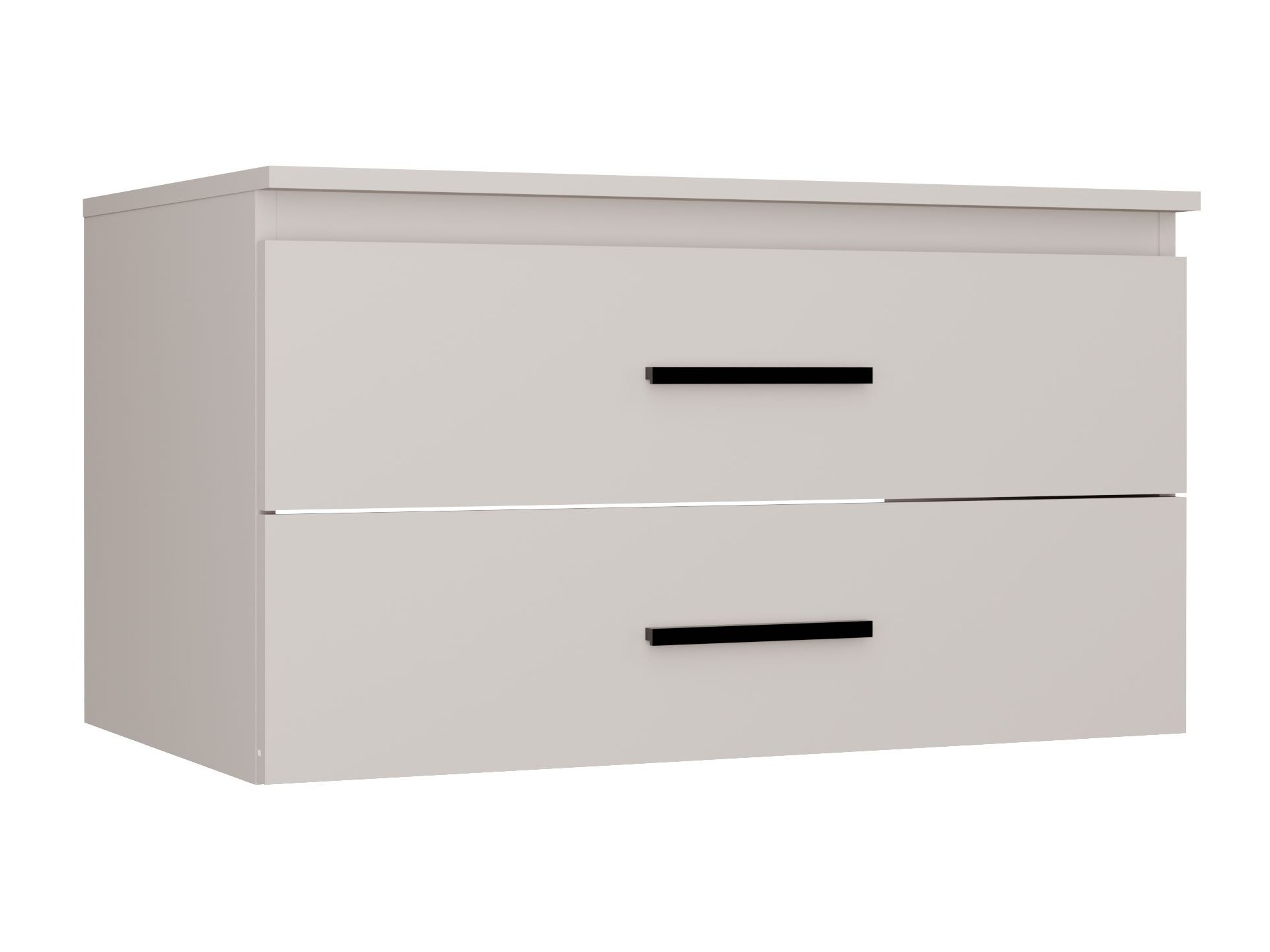 Wall-mounted bathroom cabinet for washbasin Nolmaru 113 (Cashmere)