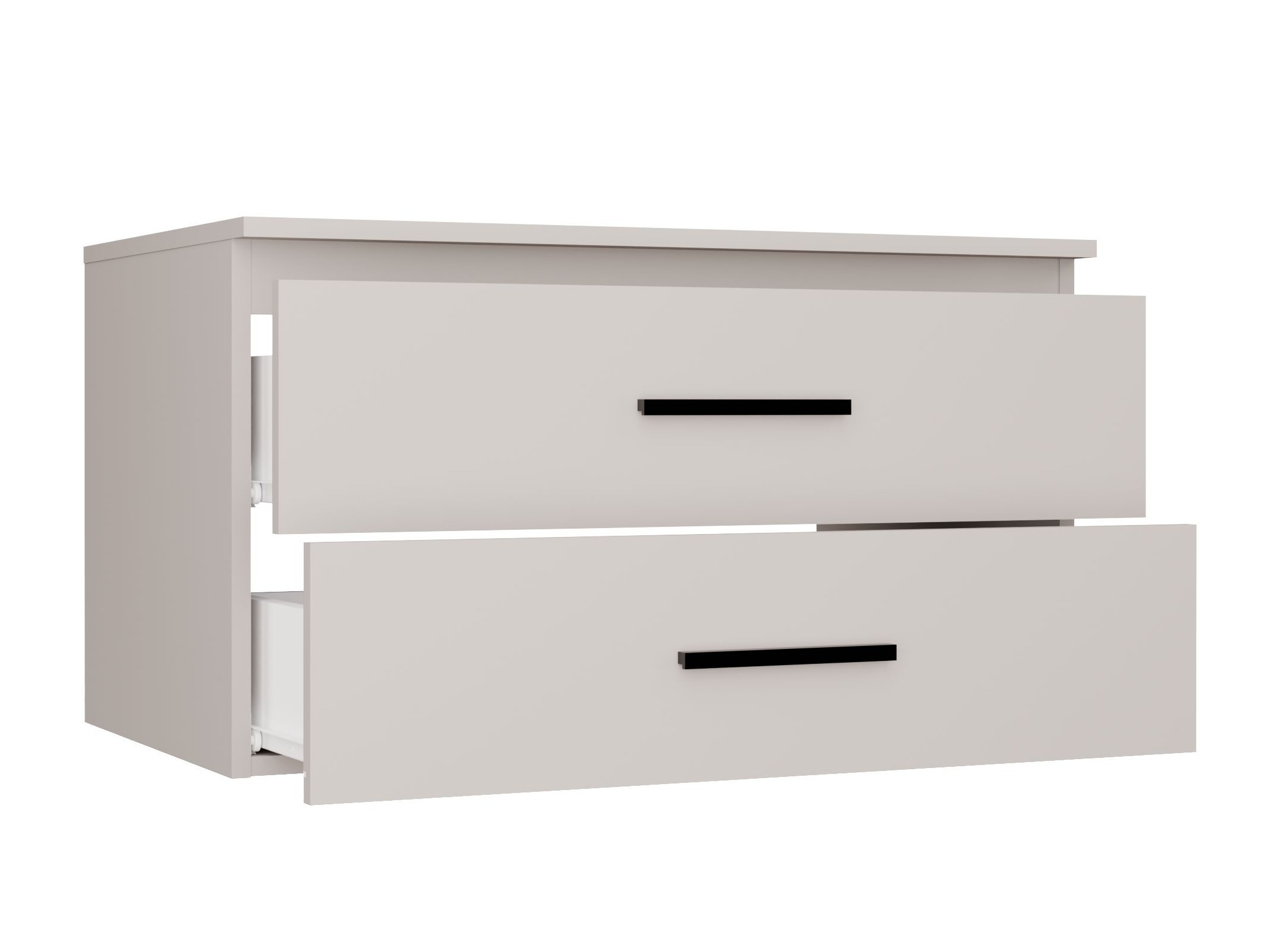 Wall-mounted bathroom cabinet for washbasin Nolmaru 113 (Cashmere)