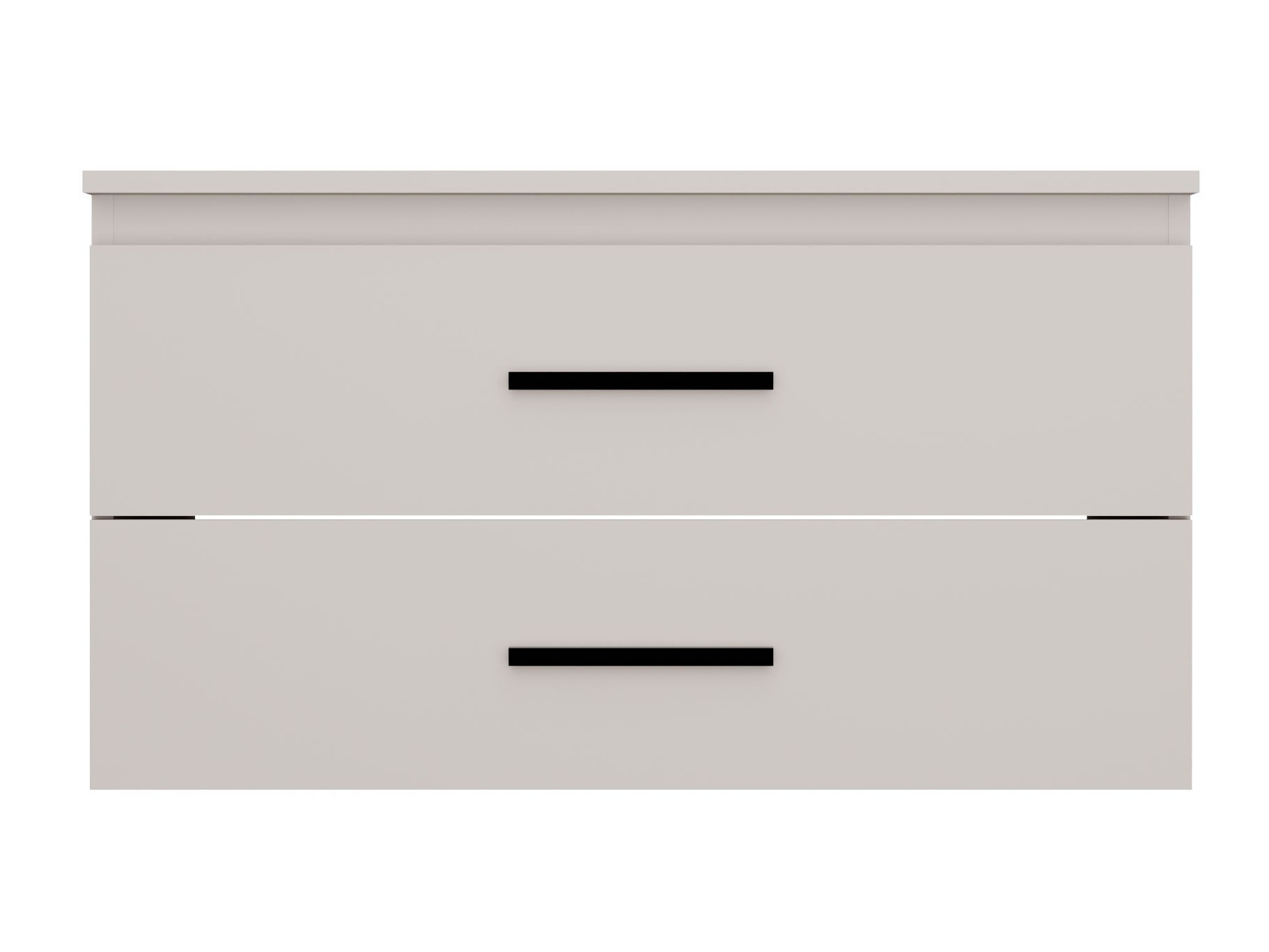 Wall-mounted bathroom cabinet for washbasin Nolmaru 113 (Cashmere)