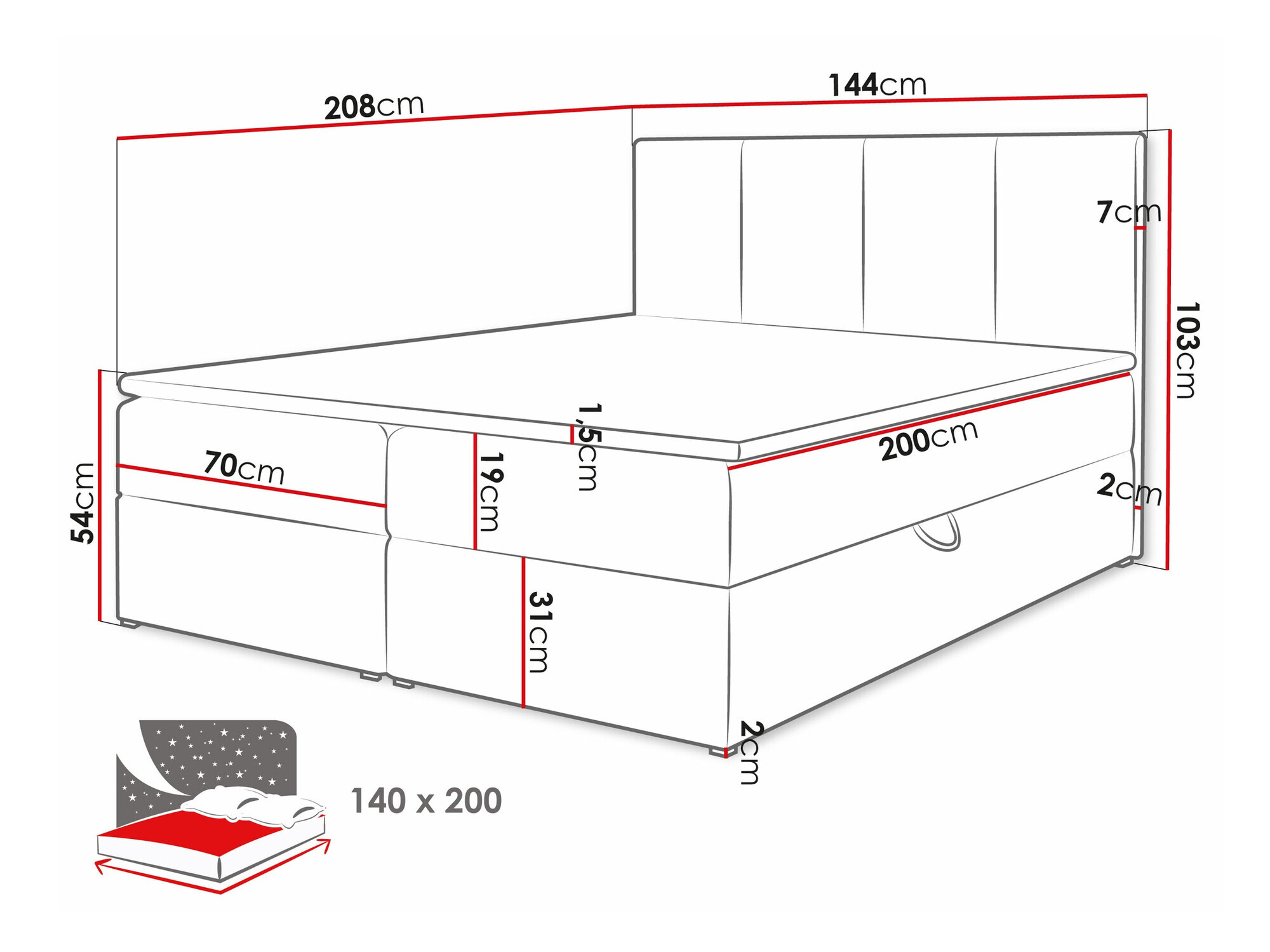 Continental bed Oppidum (Lambi 03)