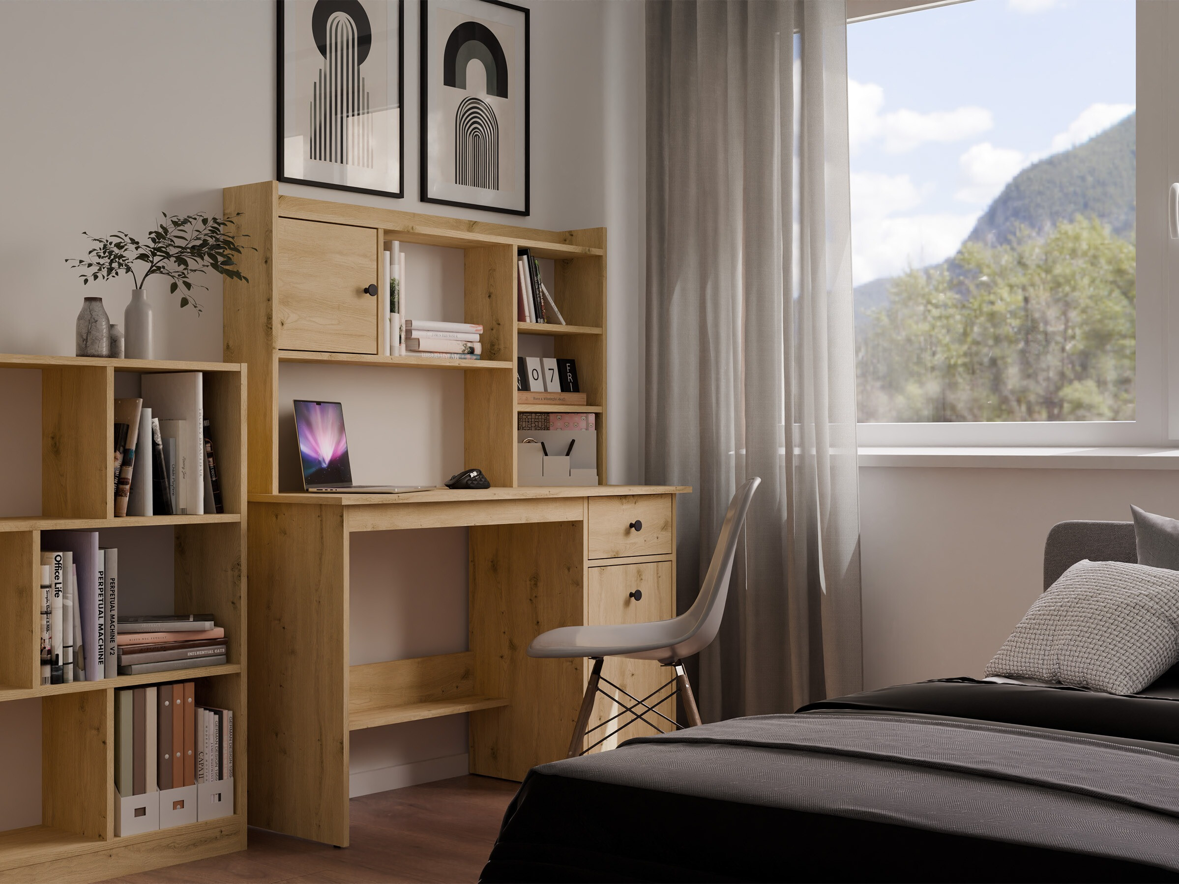 Desk Mandeville 376 (Artisan oak)