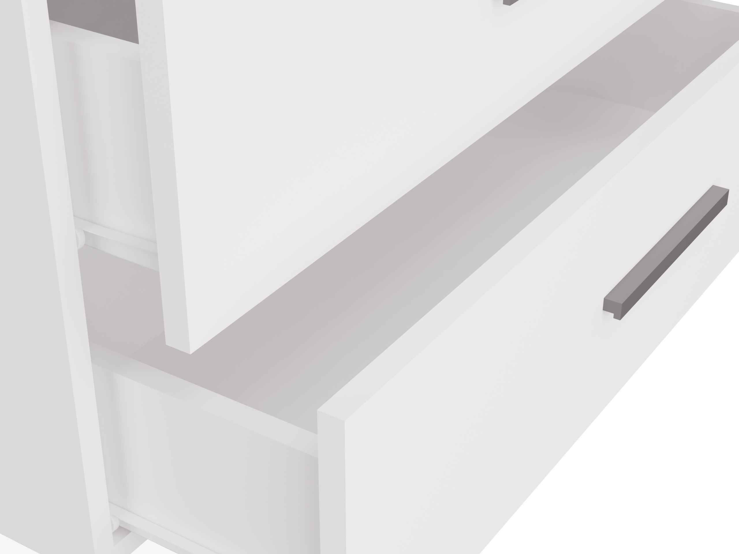 Wall-mounted bathroom cabinet for washbasin Nolmaru 112 (White)
