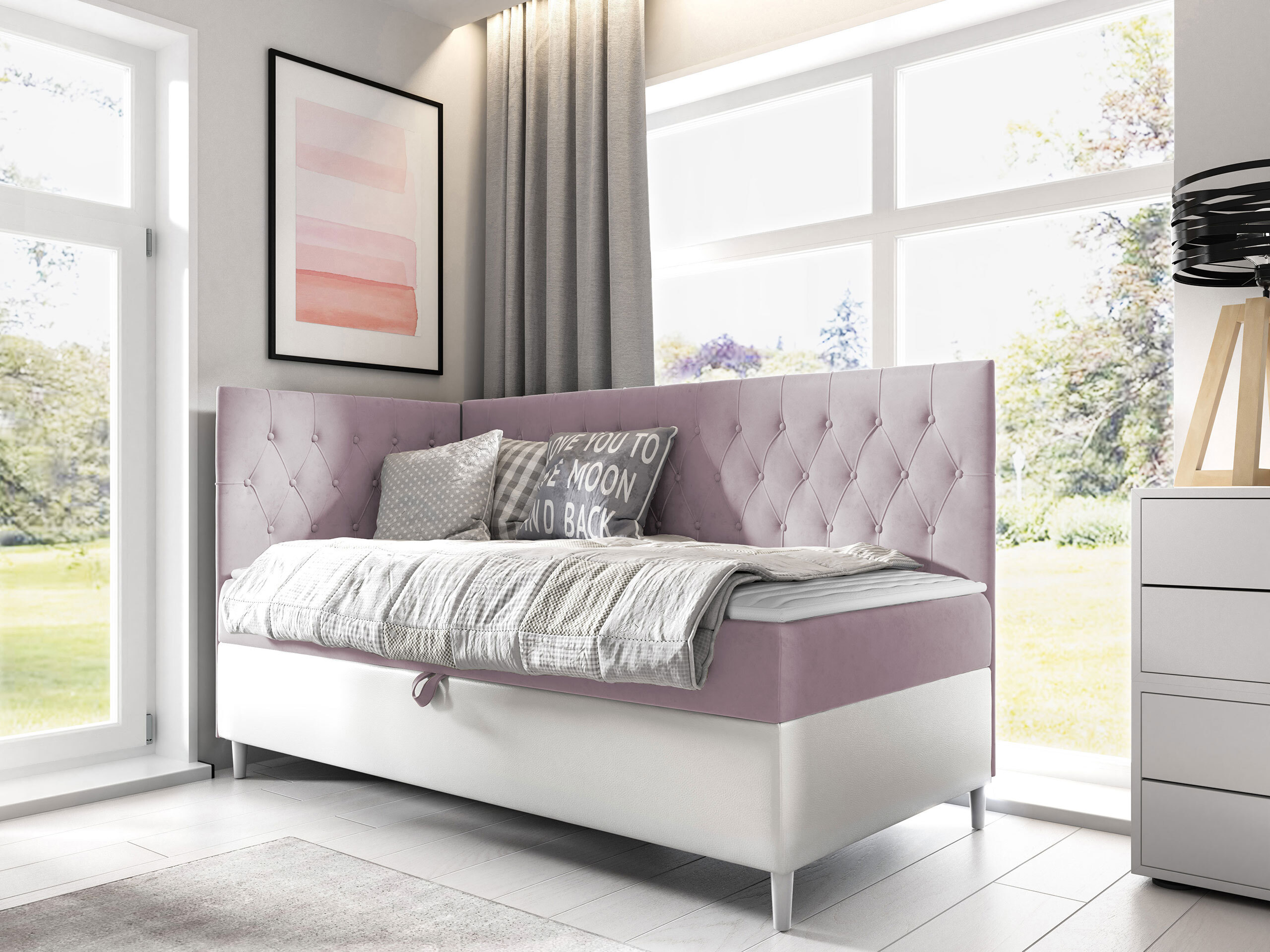Continental bed Lucus III (Soft 017 + Fresh 9)