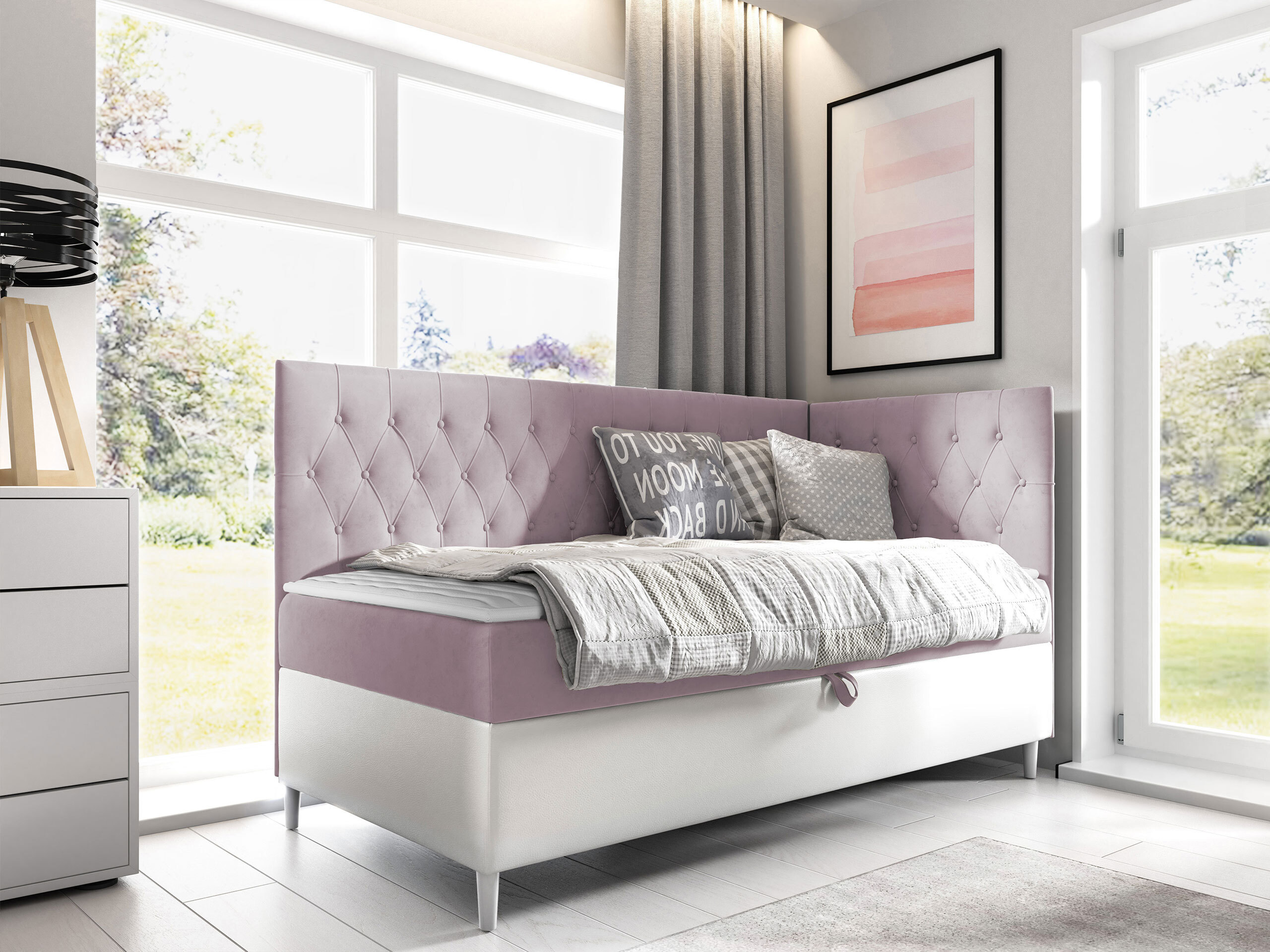 Continental bed Lucus III (Soft 017 + Fresh 9)