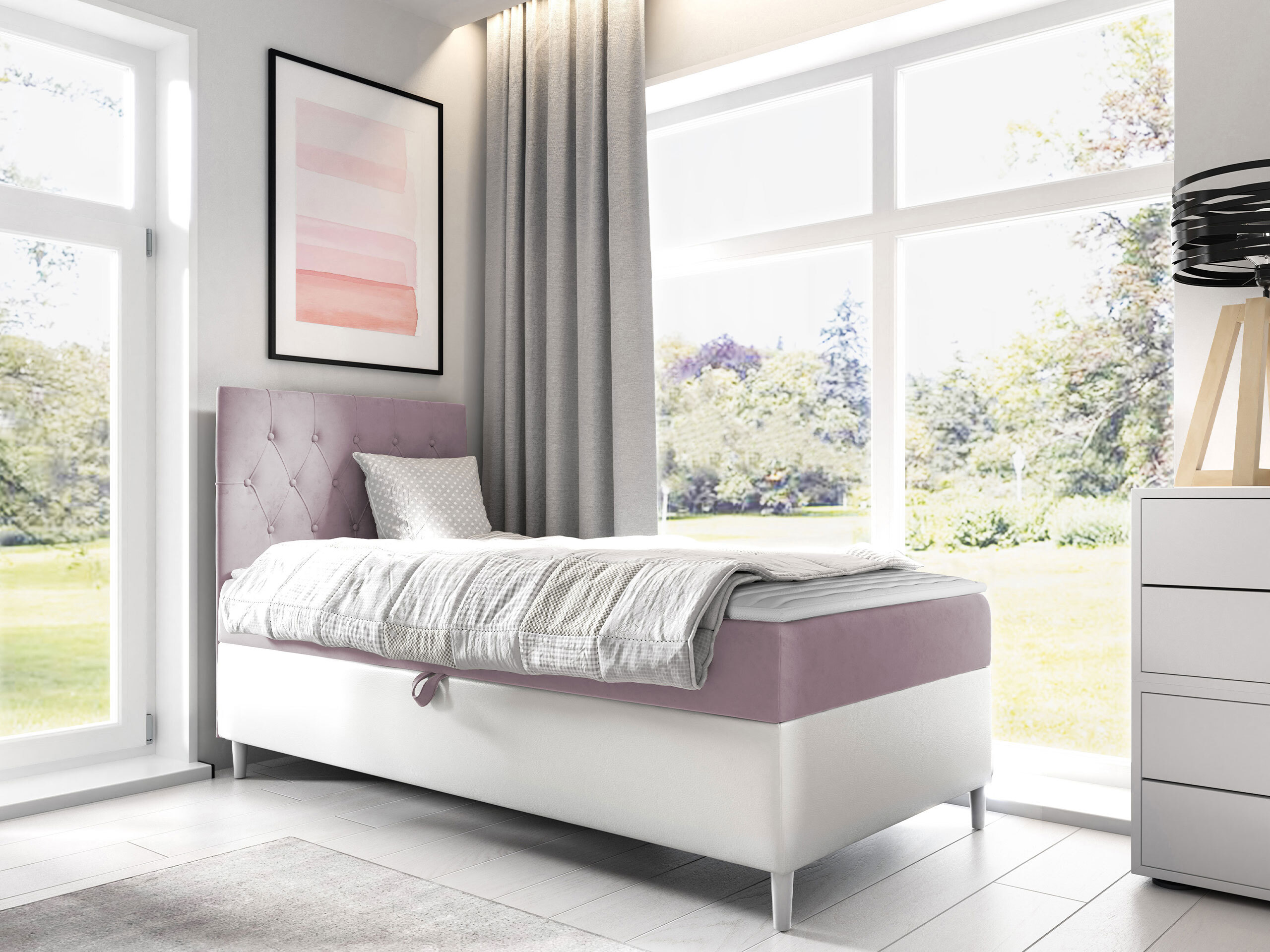 Continental bed Lucus VII (Soft 017 + Fresh 9)