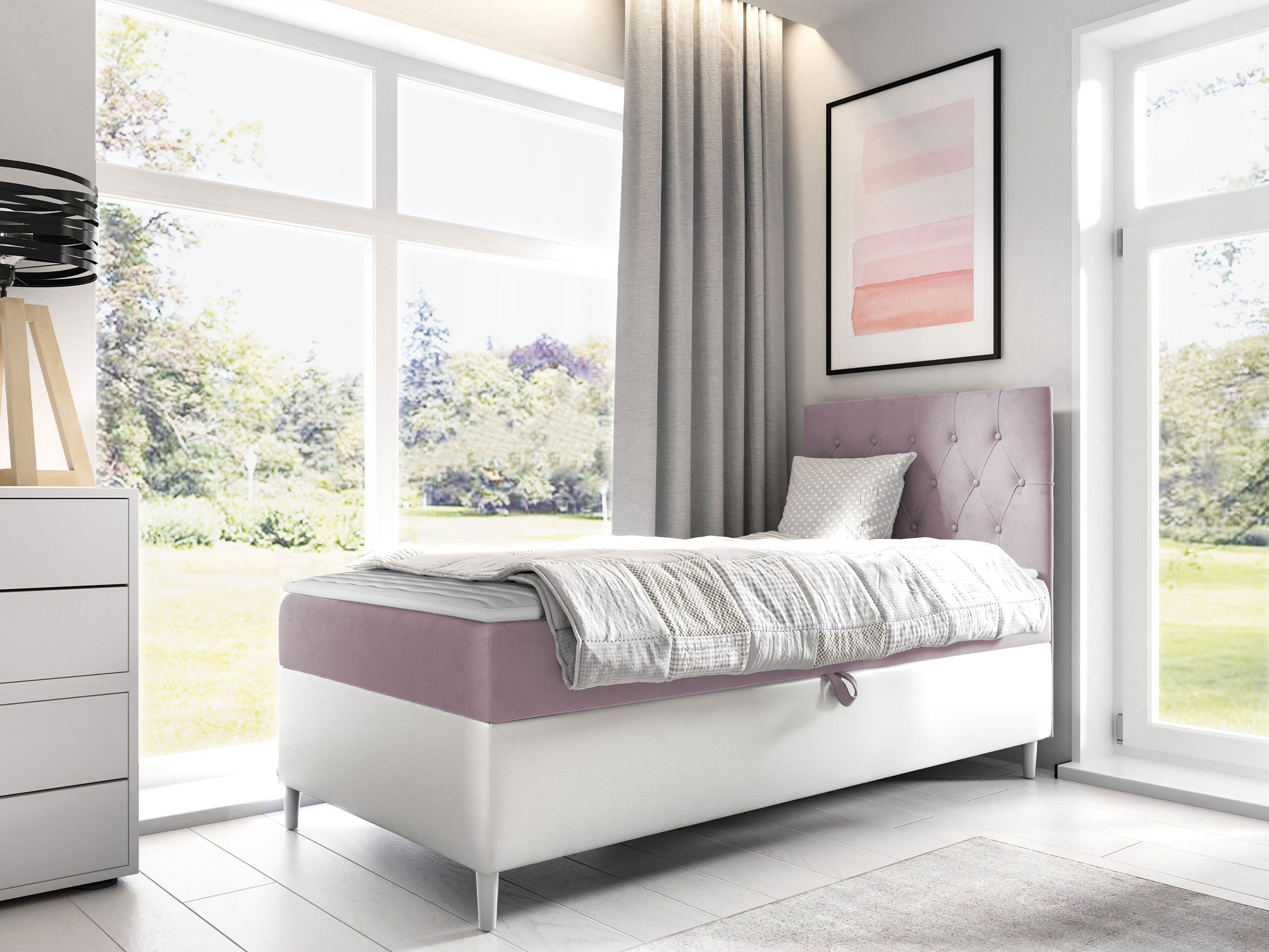 Continental bed Lucus VII (Soft 017 + Fresh 9)