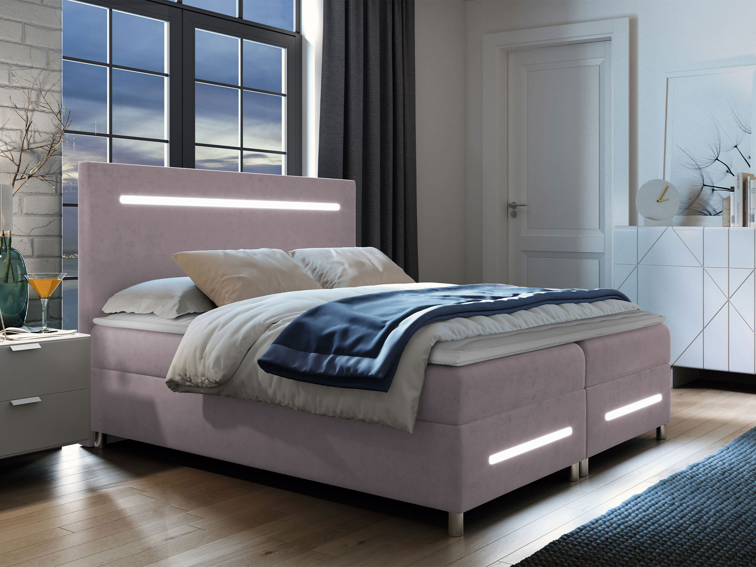 Continental bed Pluvia (Fresh 9)