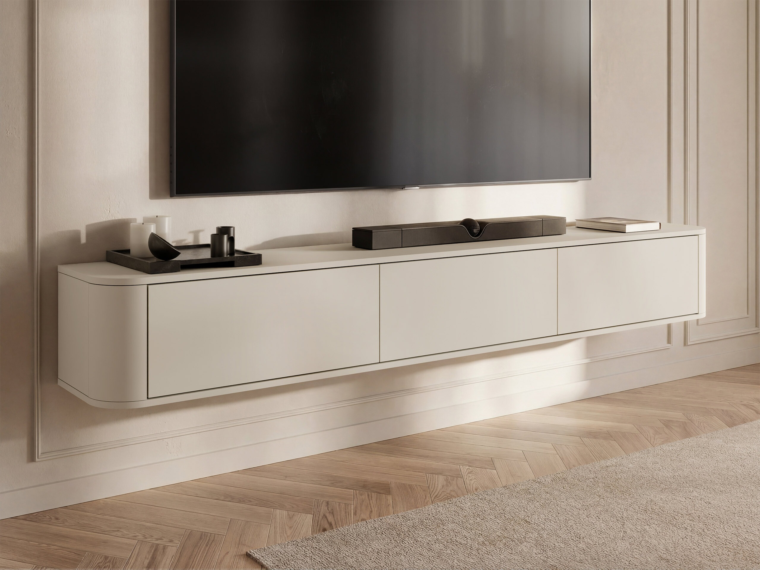 TV stand Claritas (Cashmere)