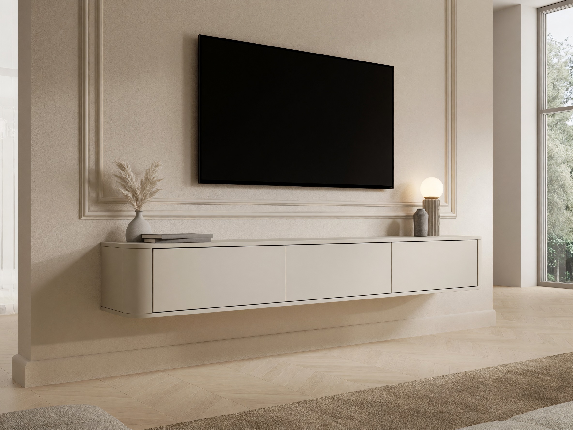 TV stand Claritas (Cashmere)