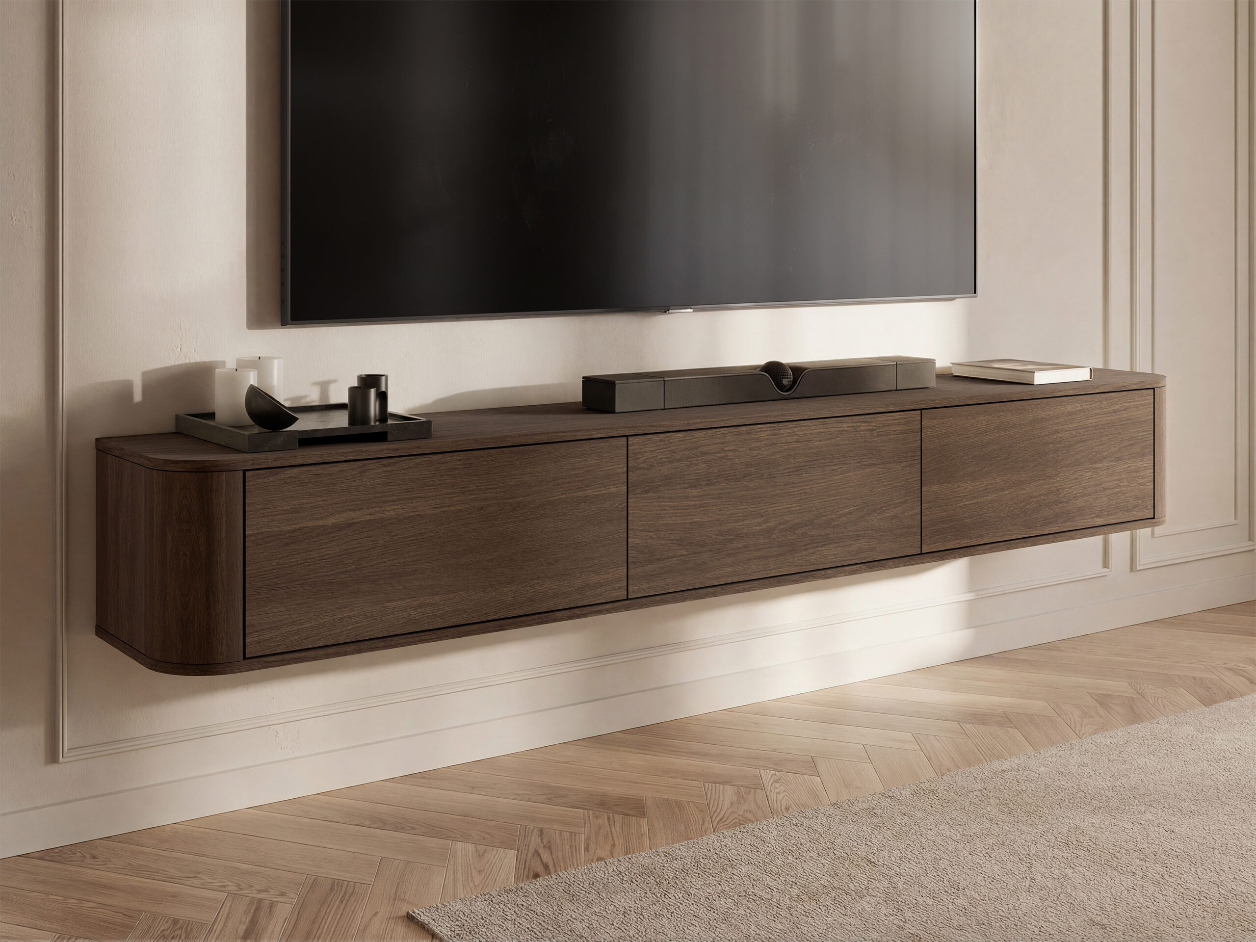 TV stand Claritas (Dark oak)