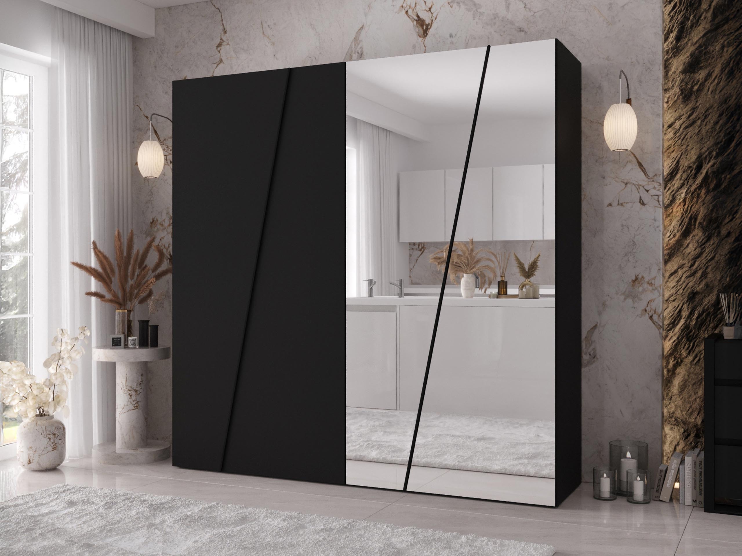 Wardrobe Hartford 635 (Black)