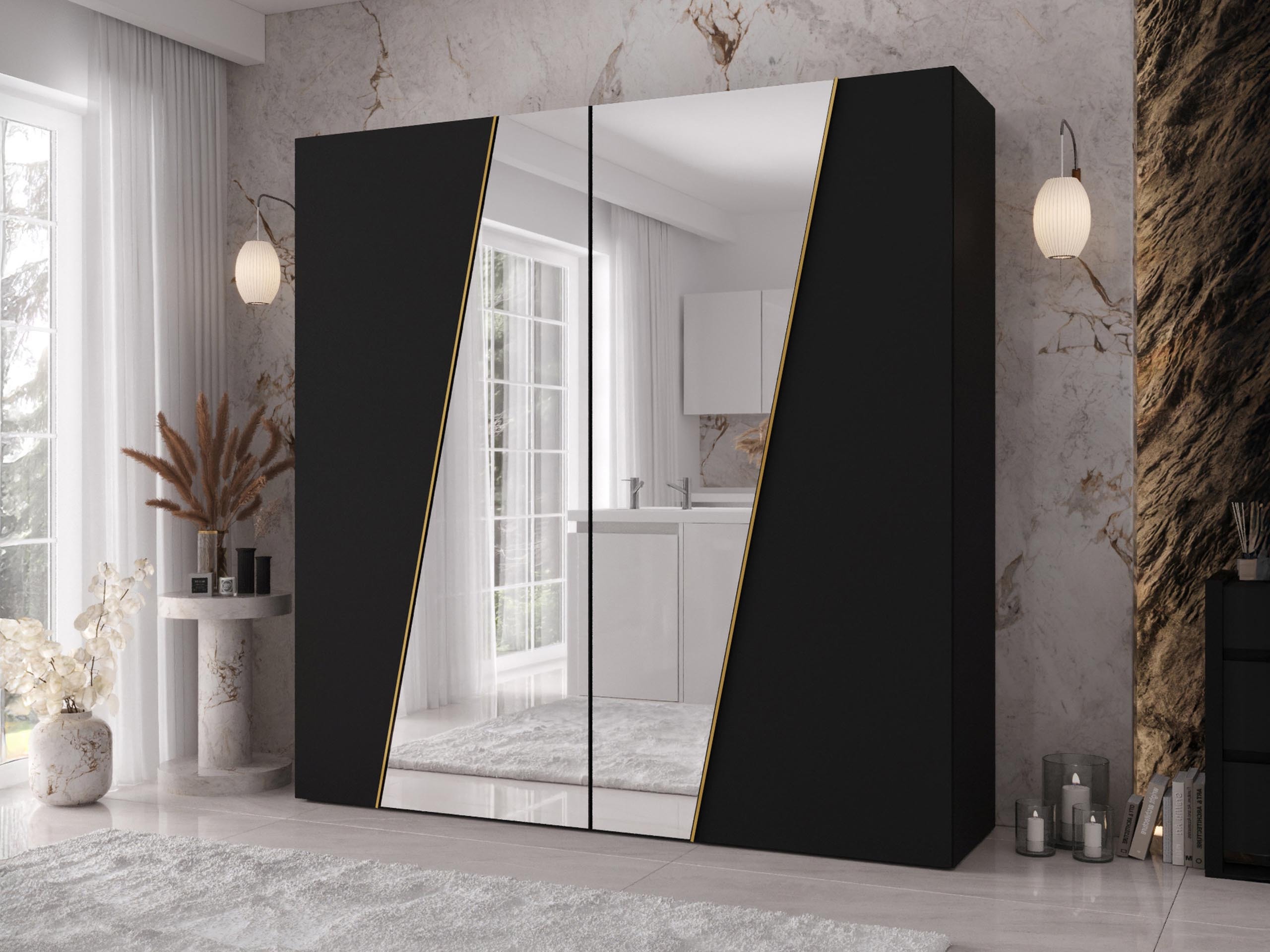 Wardrobe Hartford 635 (Black)