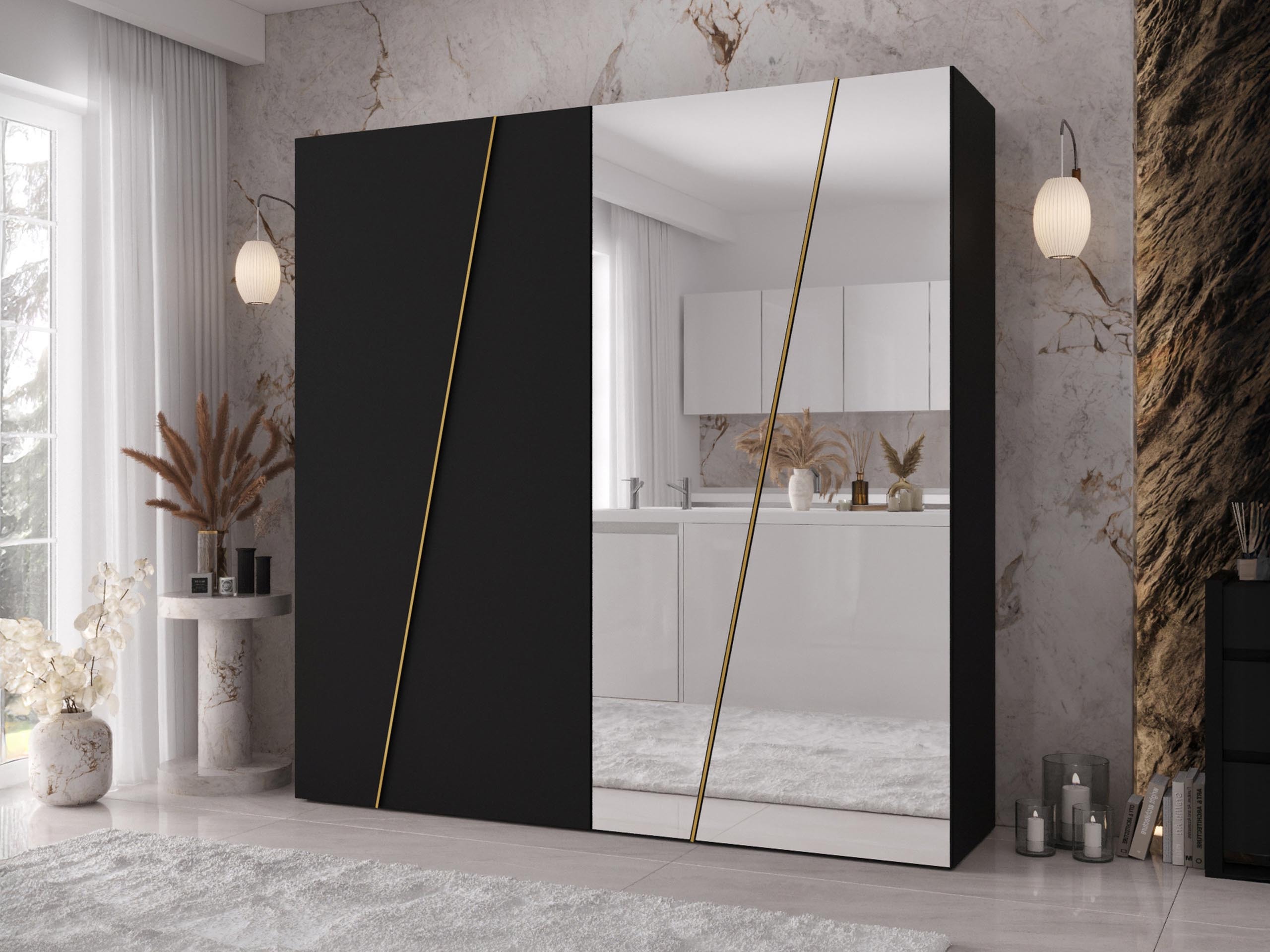 Wardrobe Hartford 635 (Black)