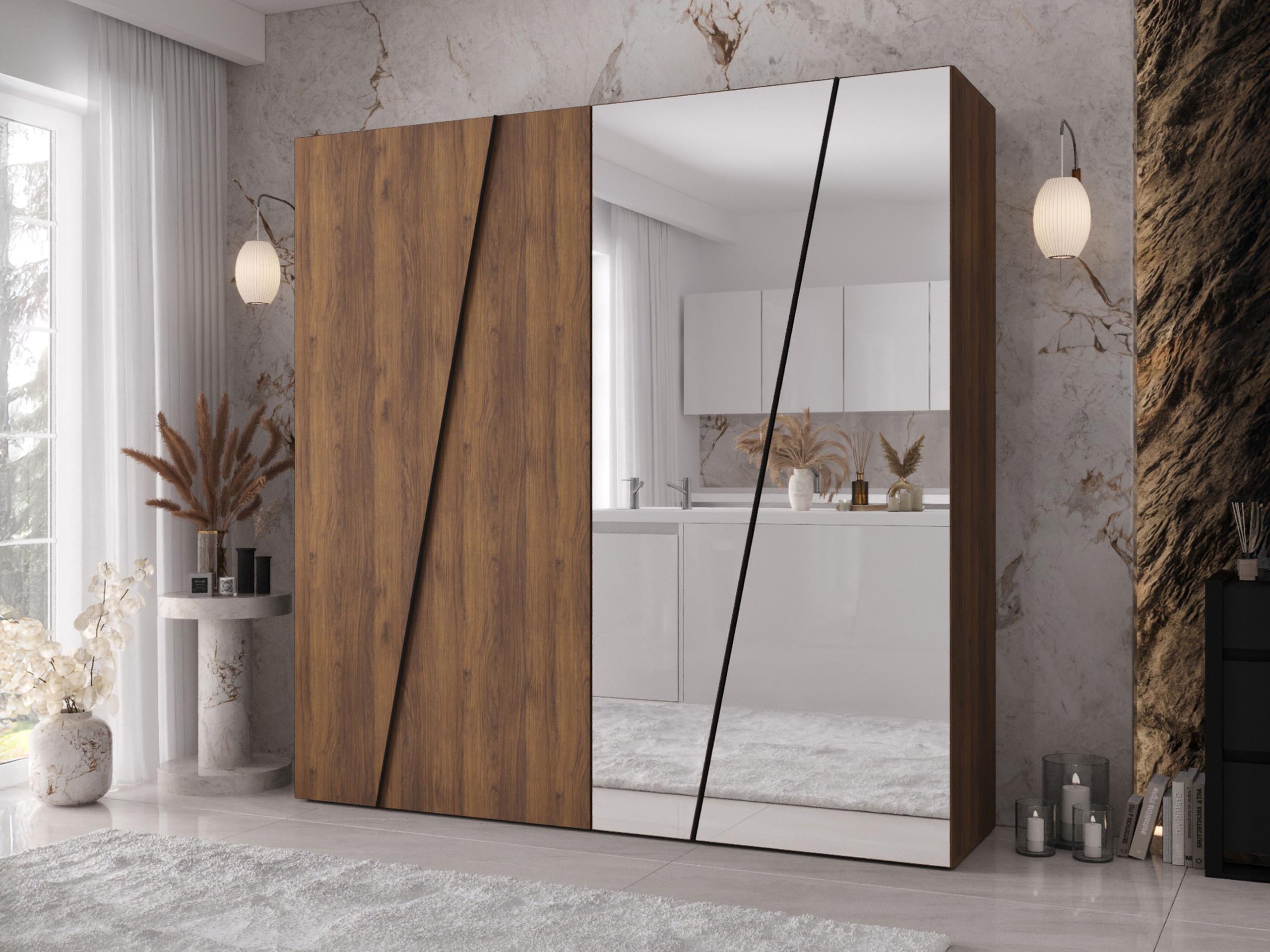 Wardrobe Hartford 635 (Walnut)