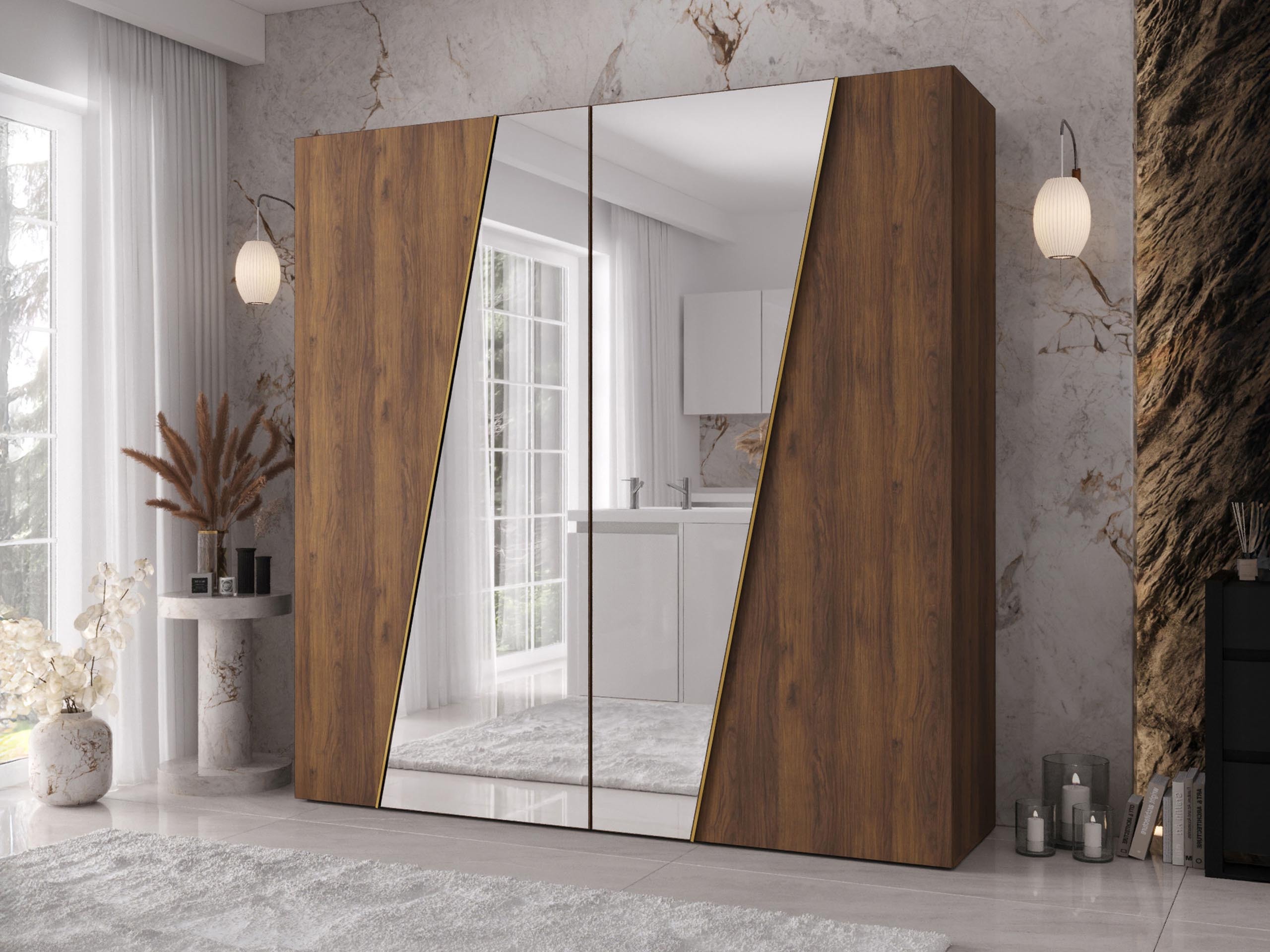 Wardrobe Hartford 635 (Walnut)