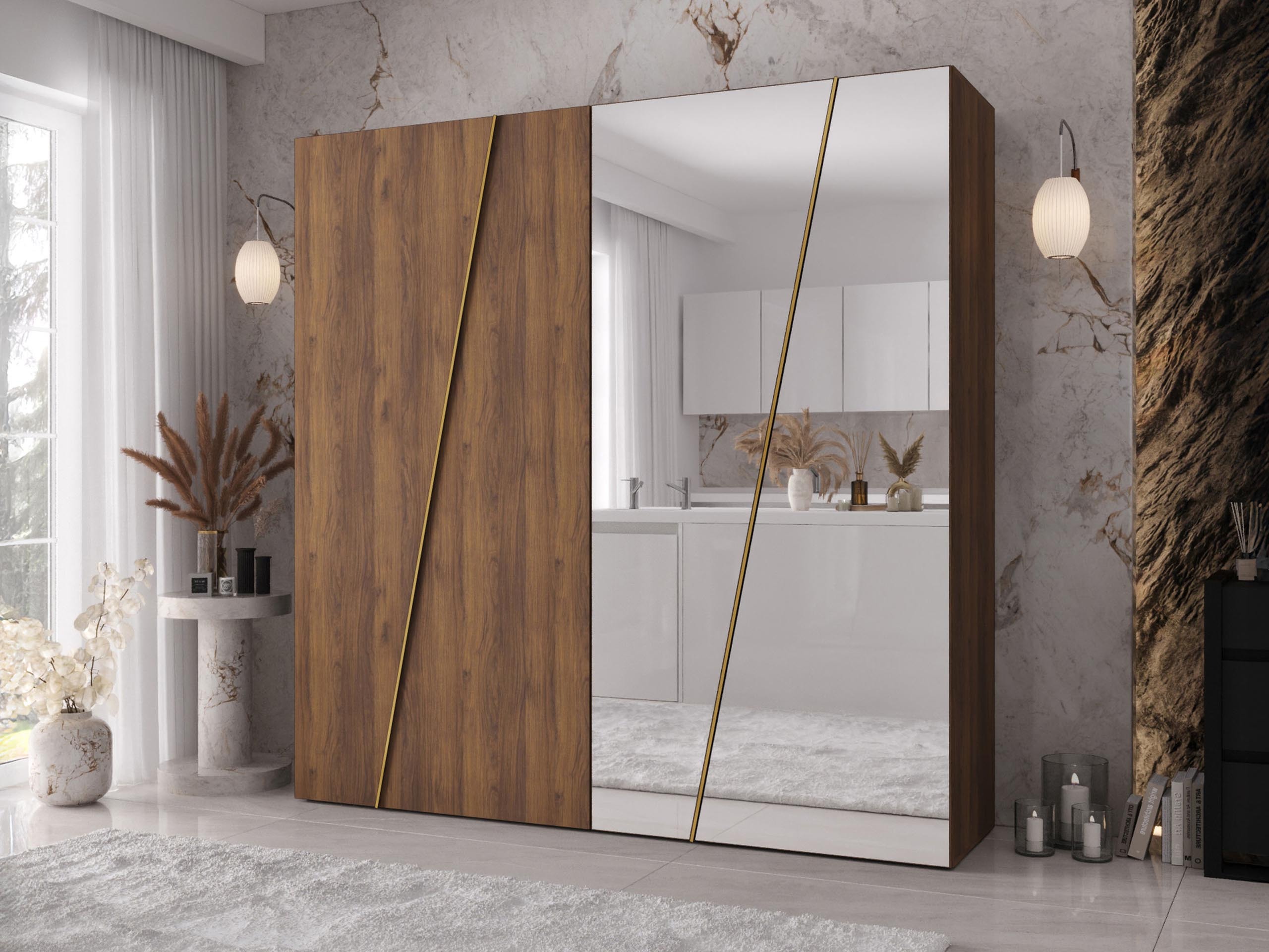 Wardrobe Hartford 635 (Walnut)