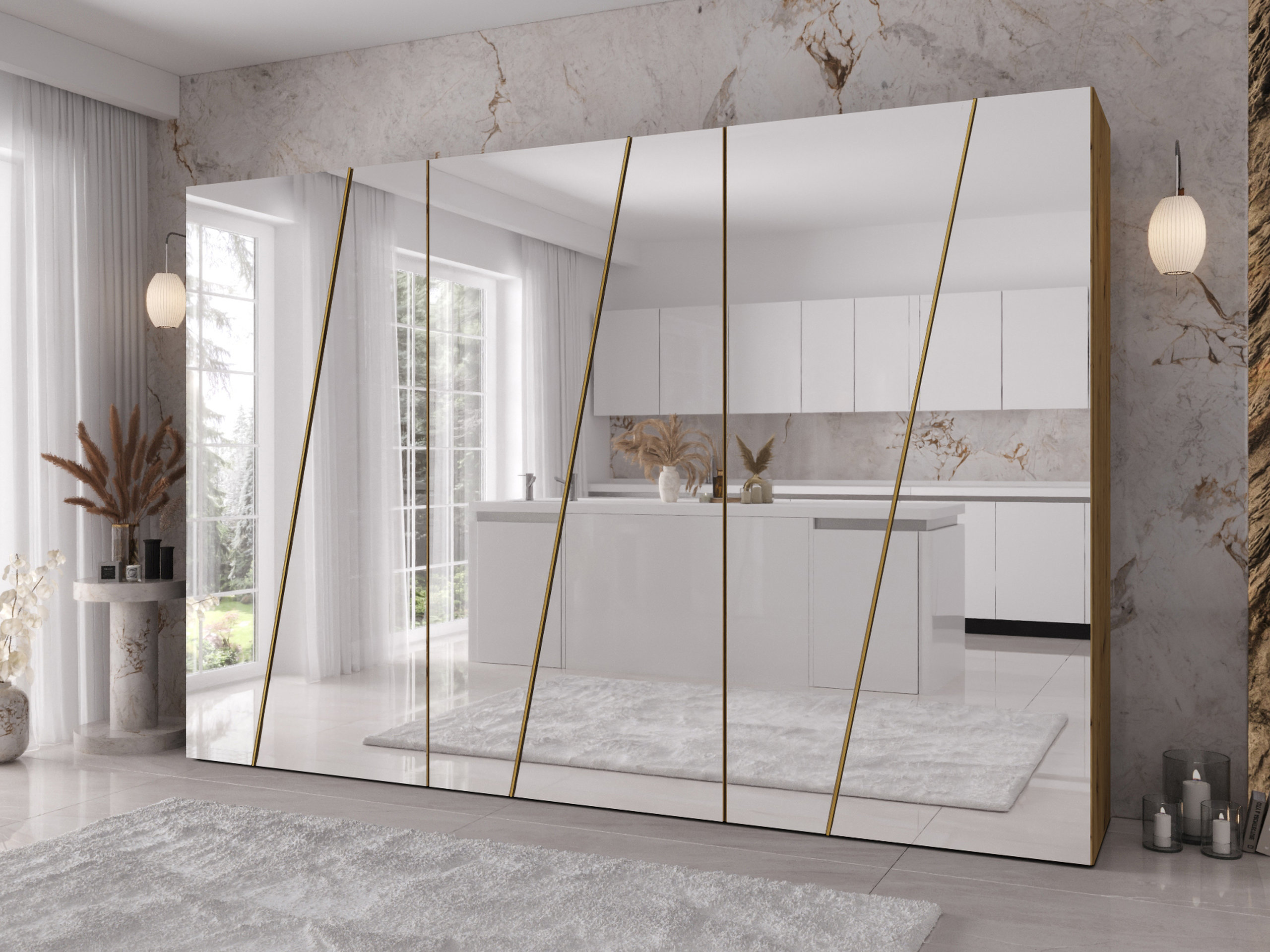 Wardrobe Hartford 638 (Artisan oak)