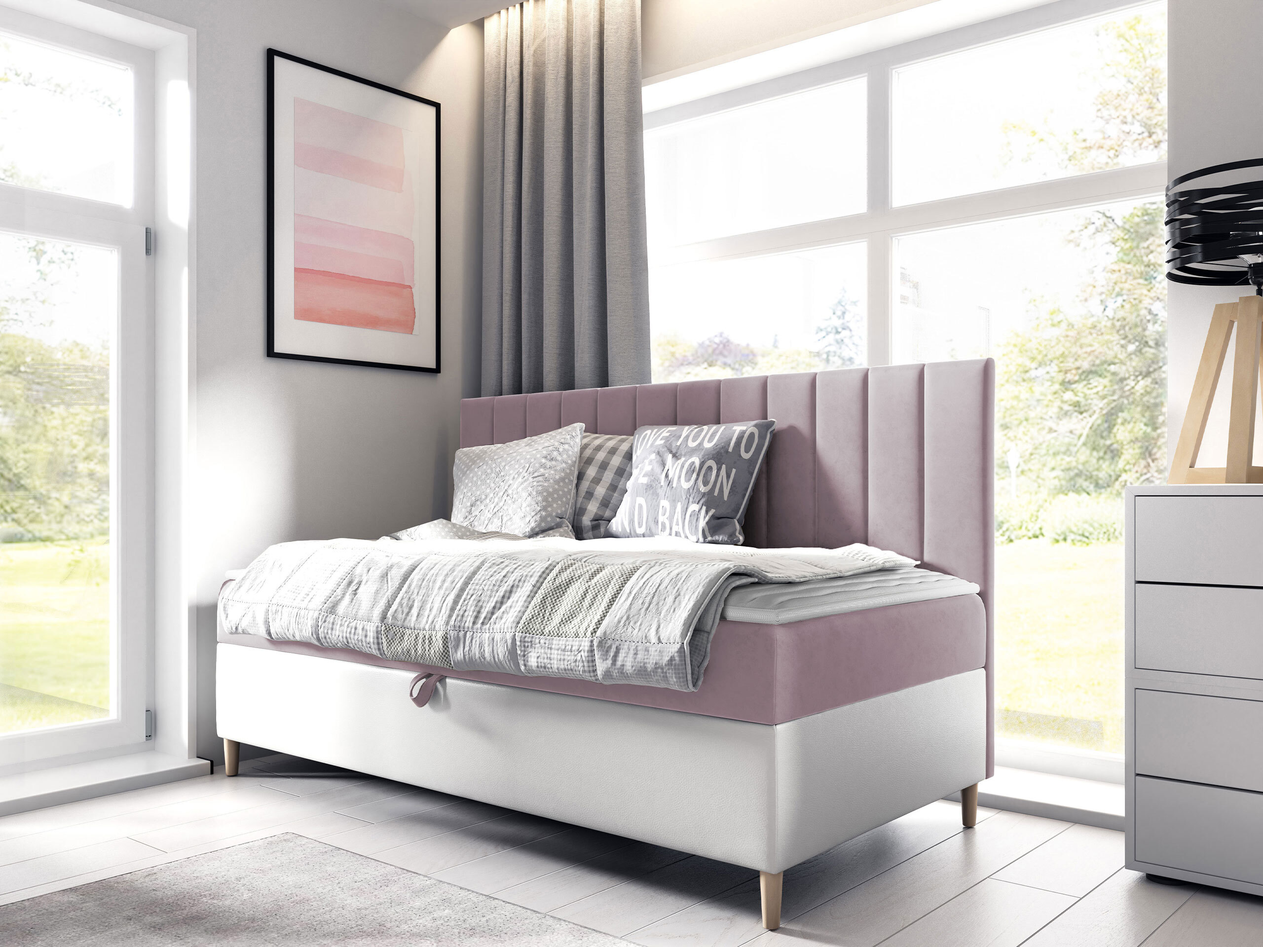 Continental bed Lucus I (Soft 017 + Fresh 9)