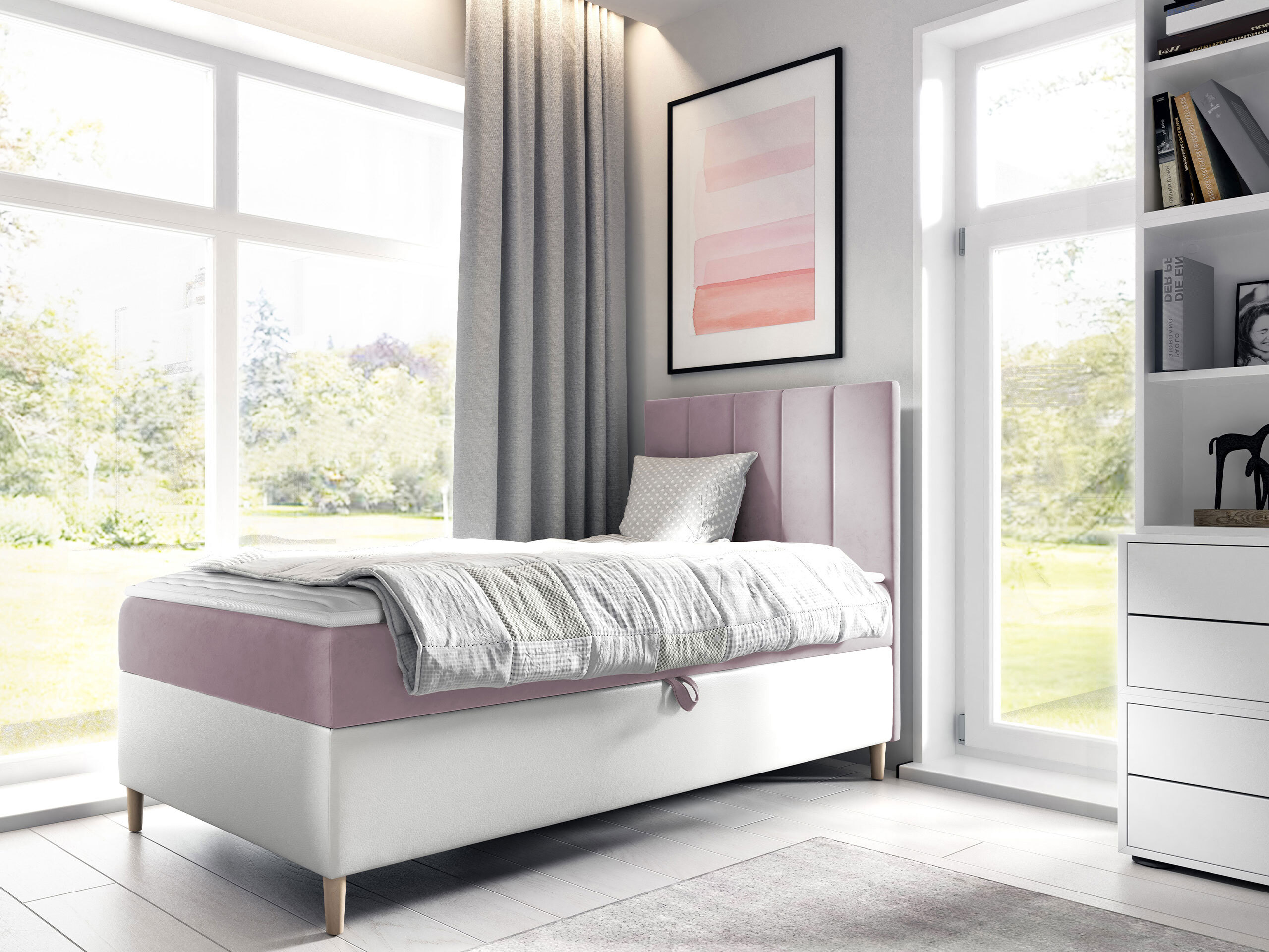 Continental bed Lucus VI (Soft 017 + Fresh 9)