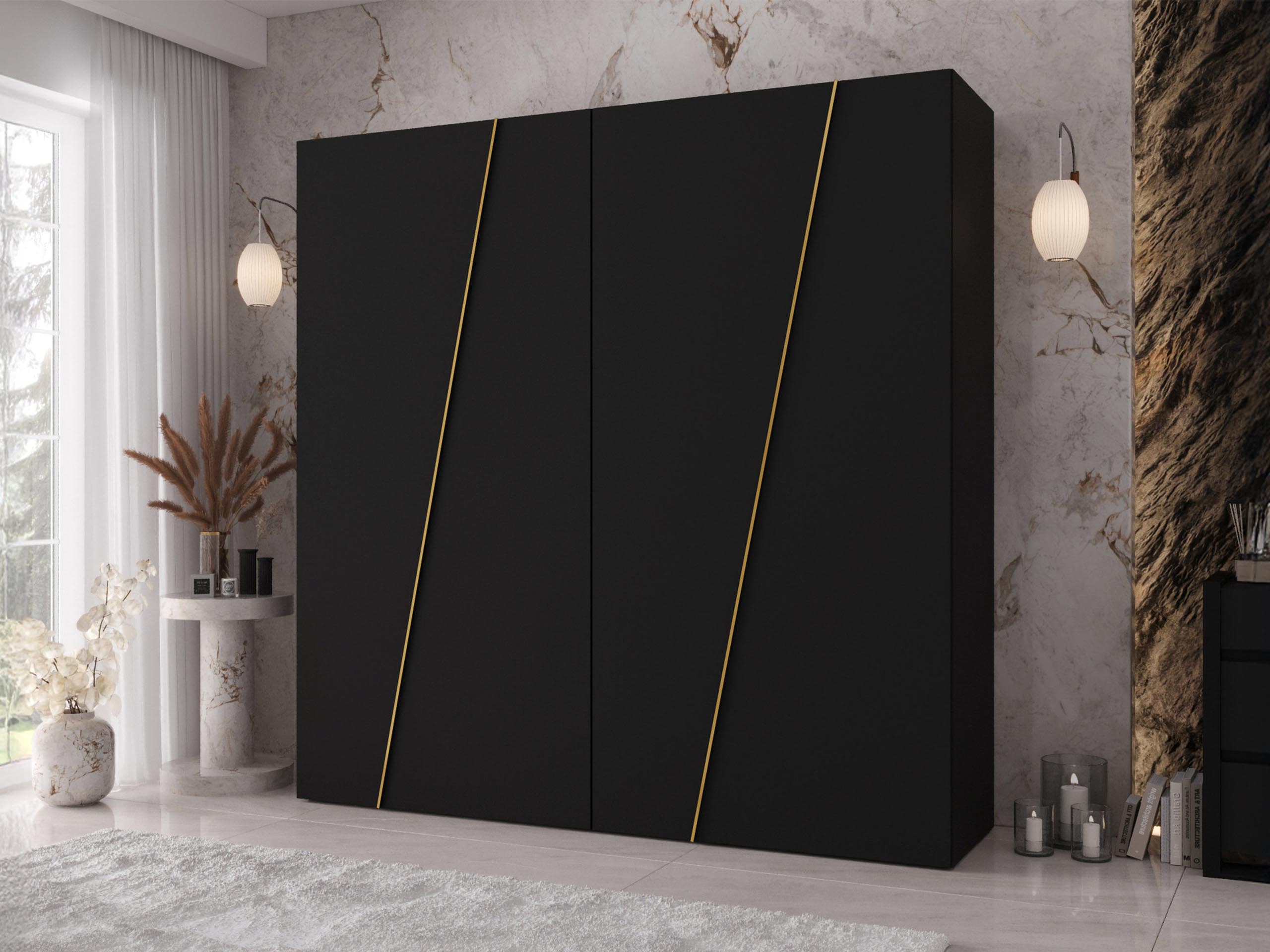 Wardrobe Hartford 640 (Black)