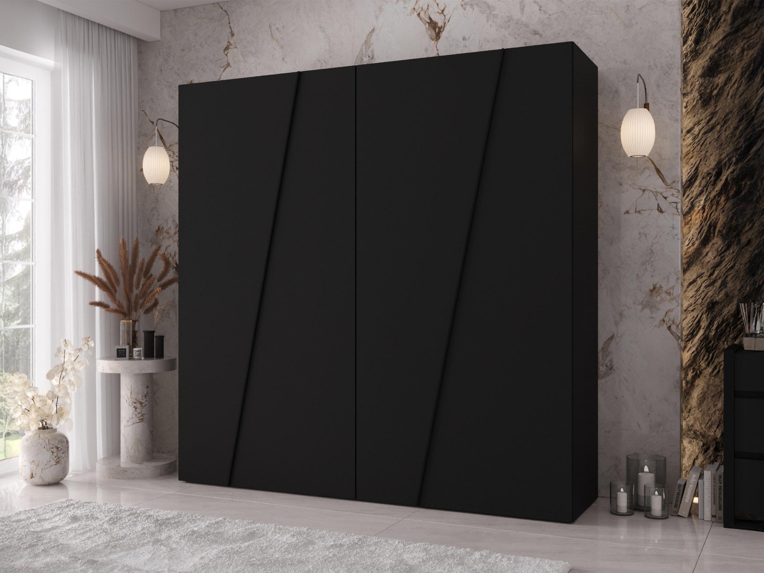 Wardrobe Hartford 640 (Black)