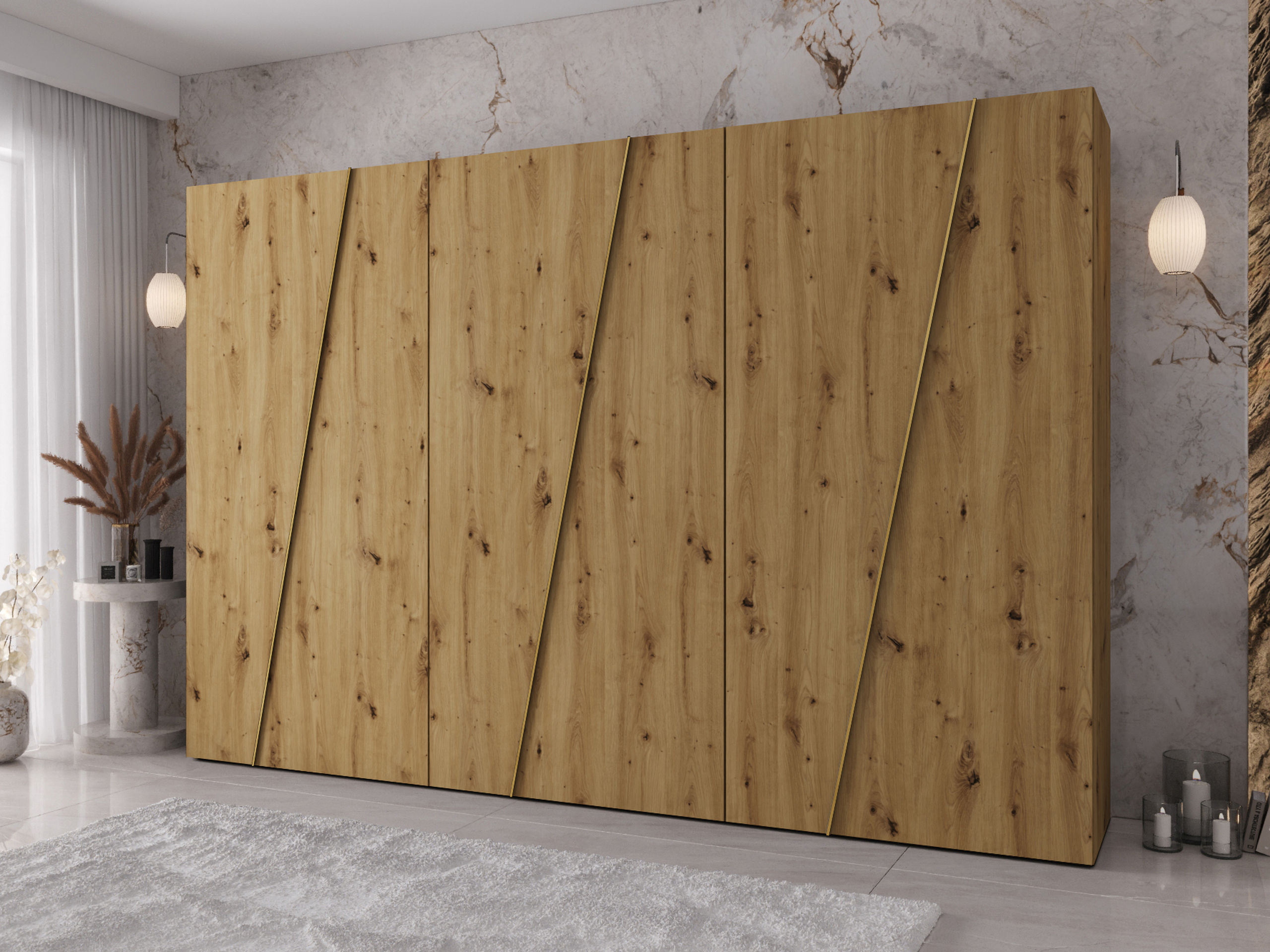 Wardrobe Hartford 641 (Artisan oak)