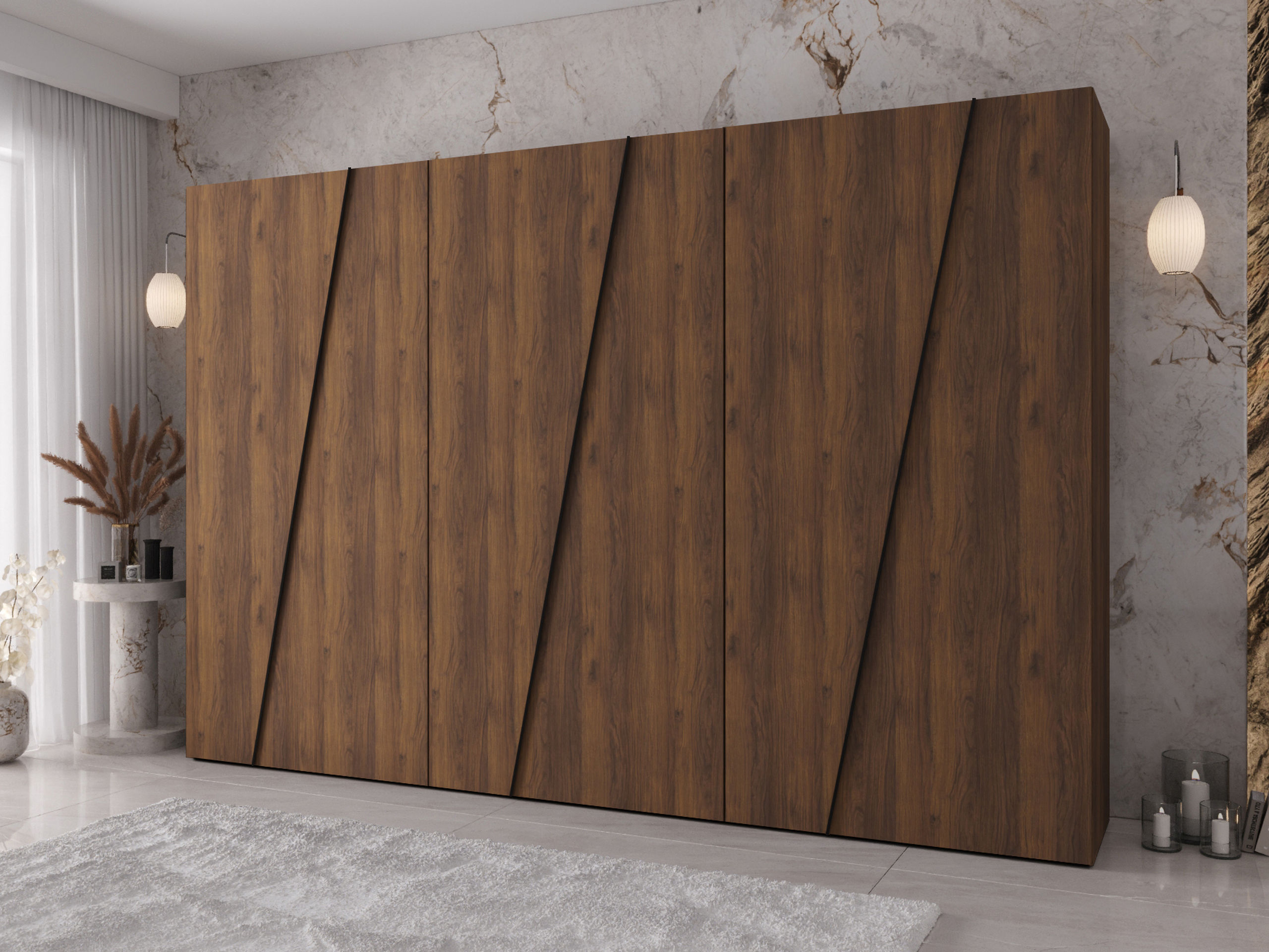 Wardrobe Hartford 641 (Walnut)