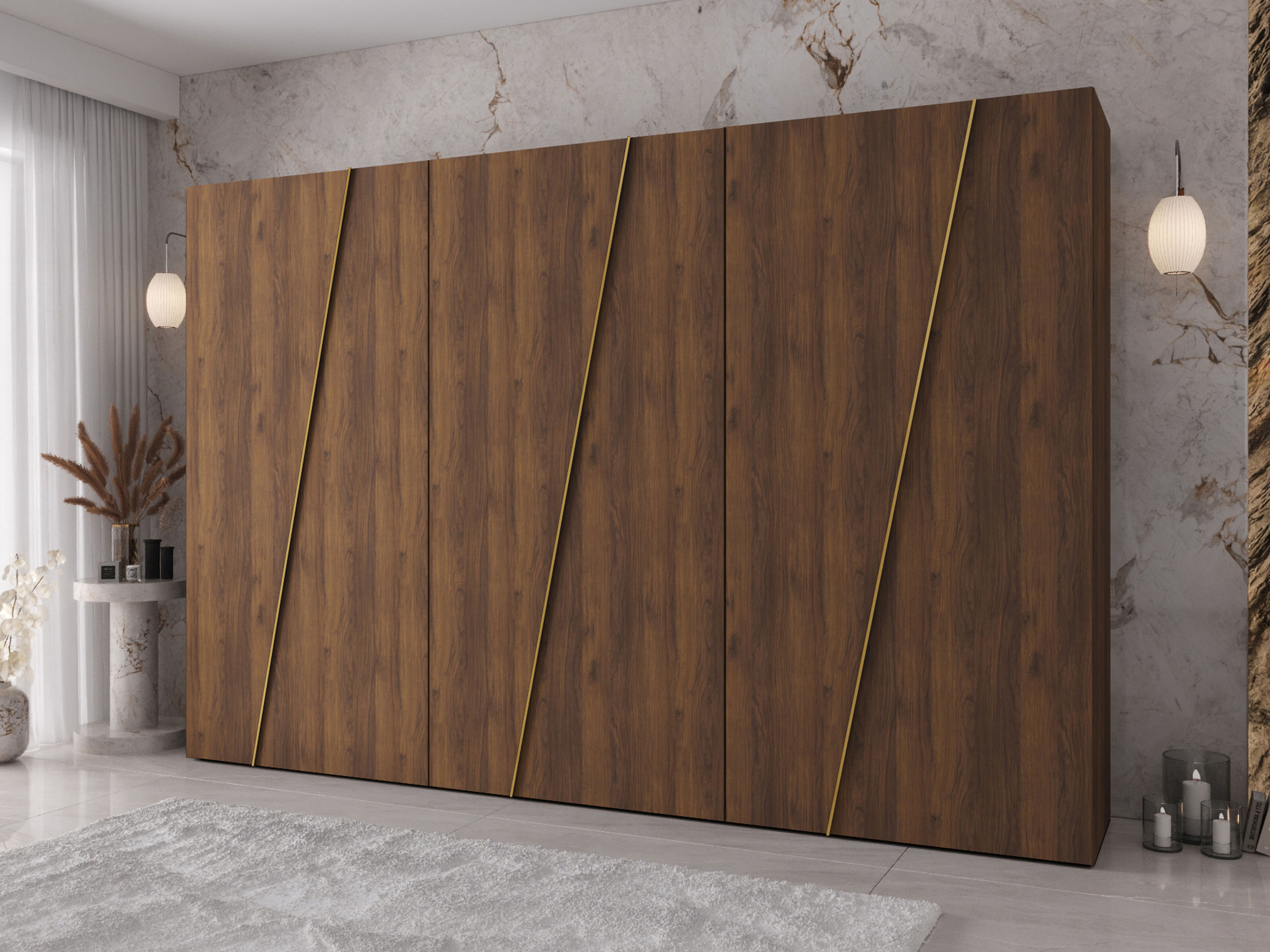 Wardrobe Hartford 641 (Walnut)