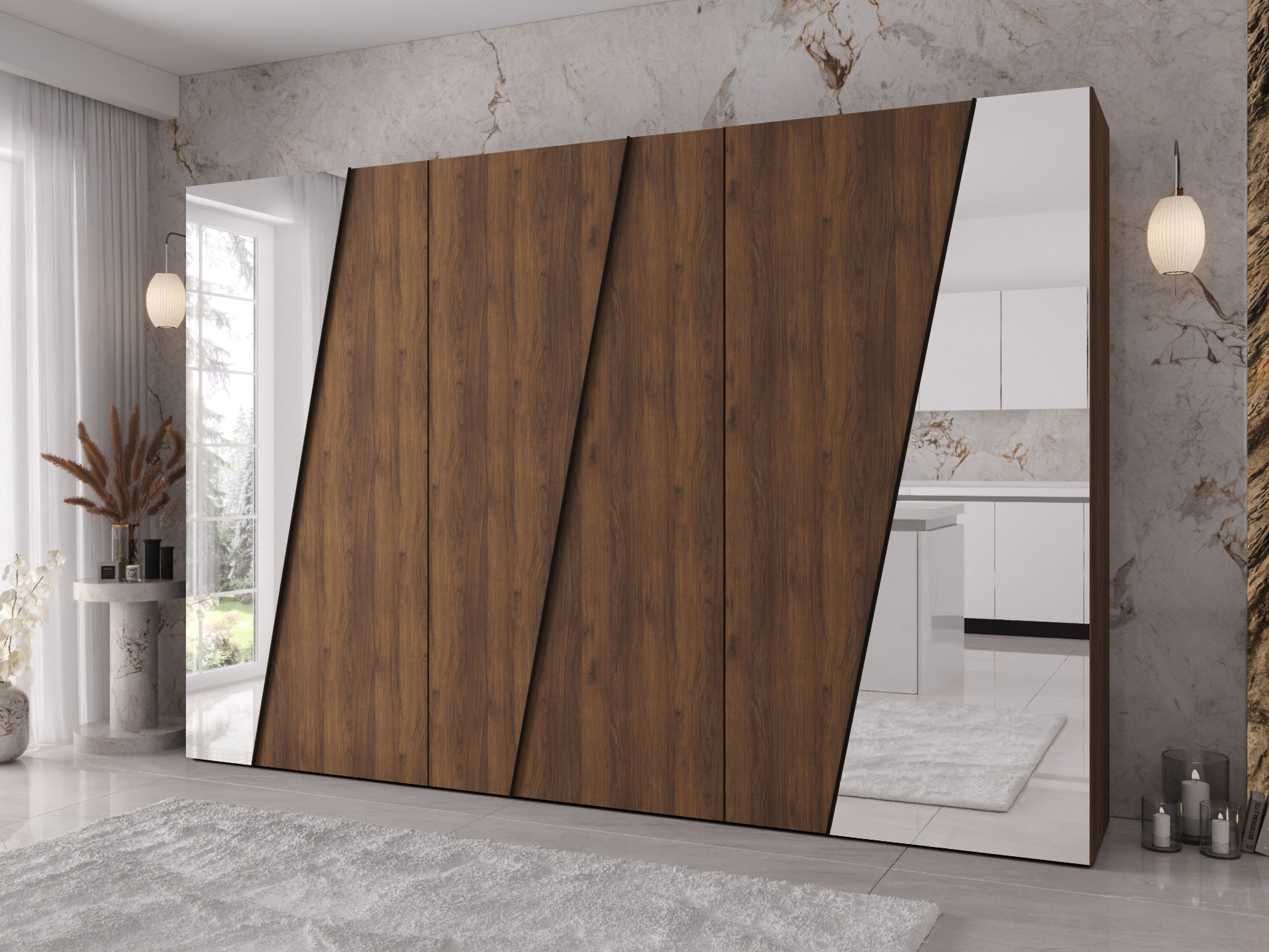 Wardrobe Hartford 642 (Walnut)