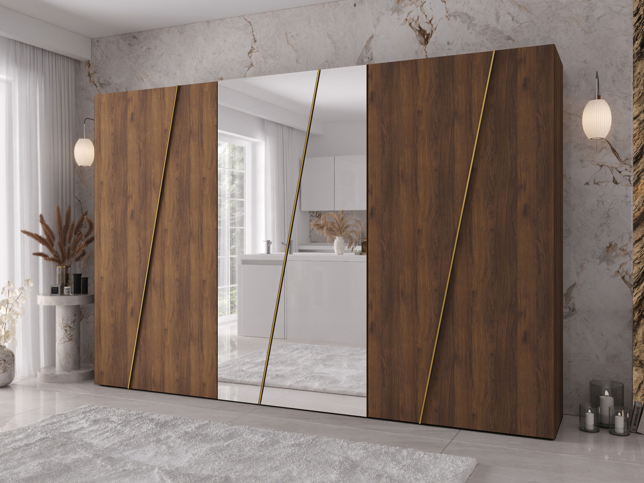 Wardrobe Hartford 642 (Walnut)