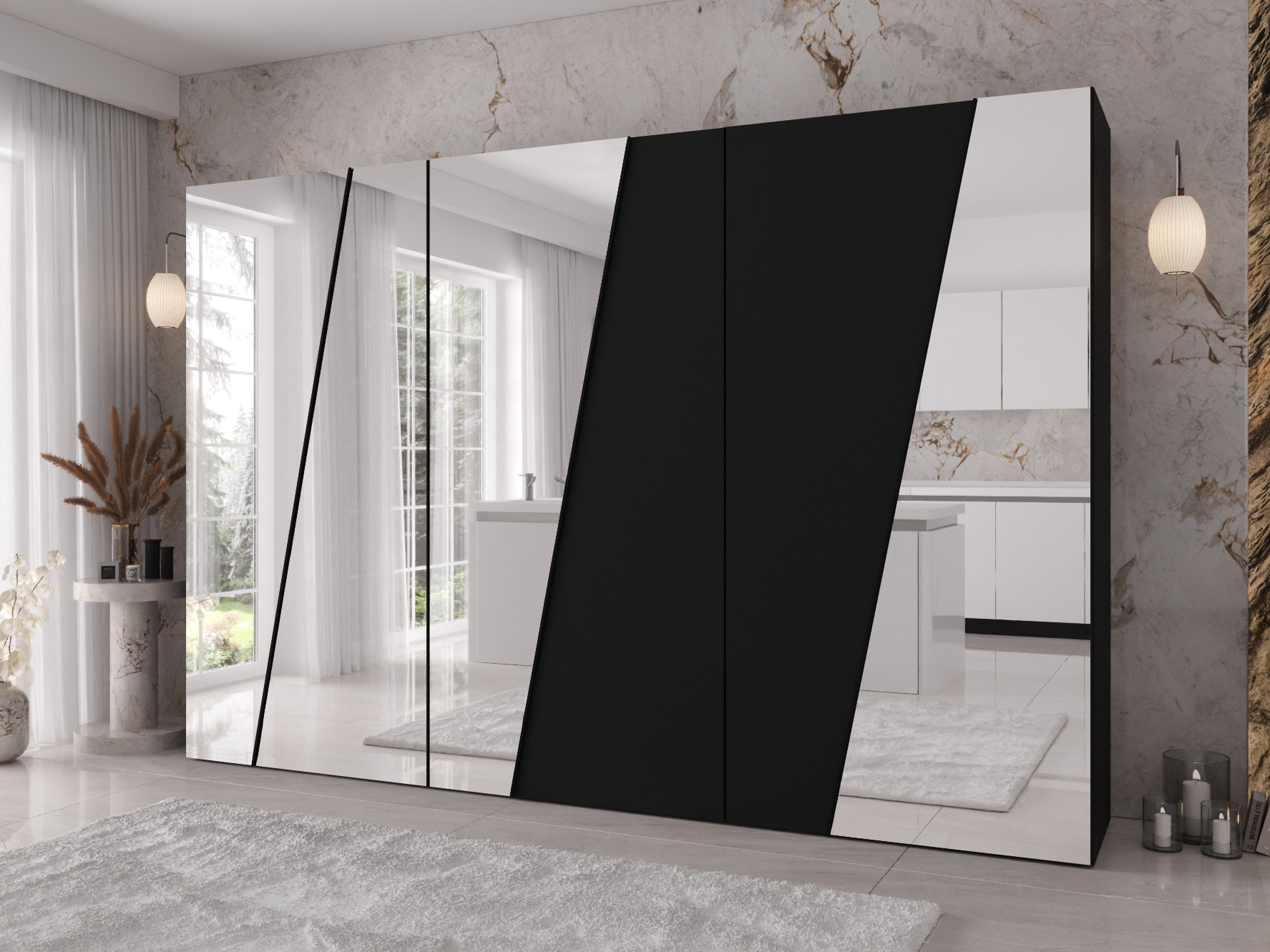 Wardrobe Hartford 643 (Black)