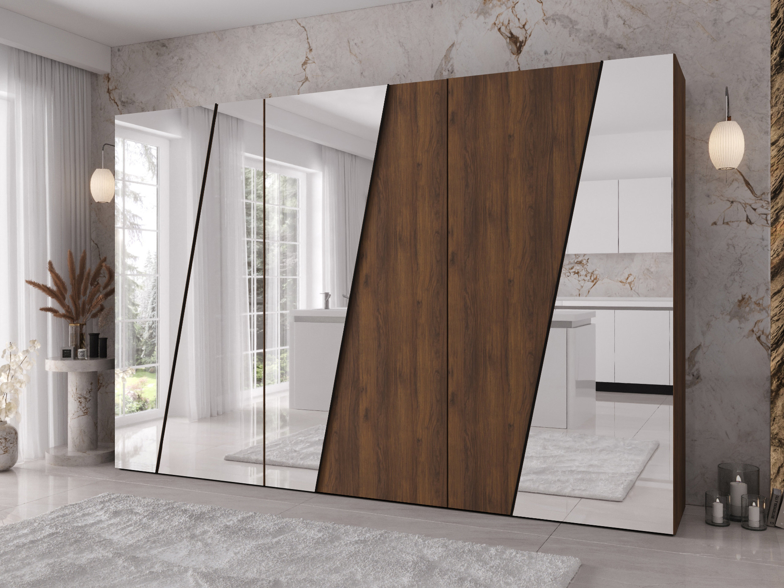 Wardrobe Hartford 643 (Walnut)