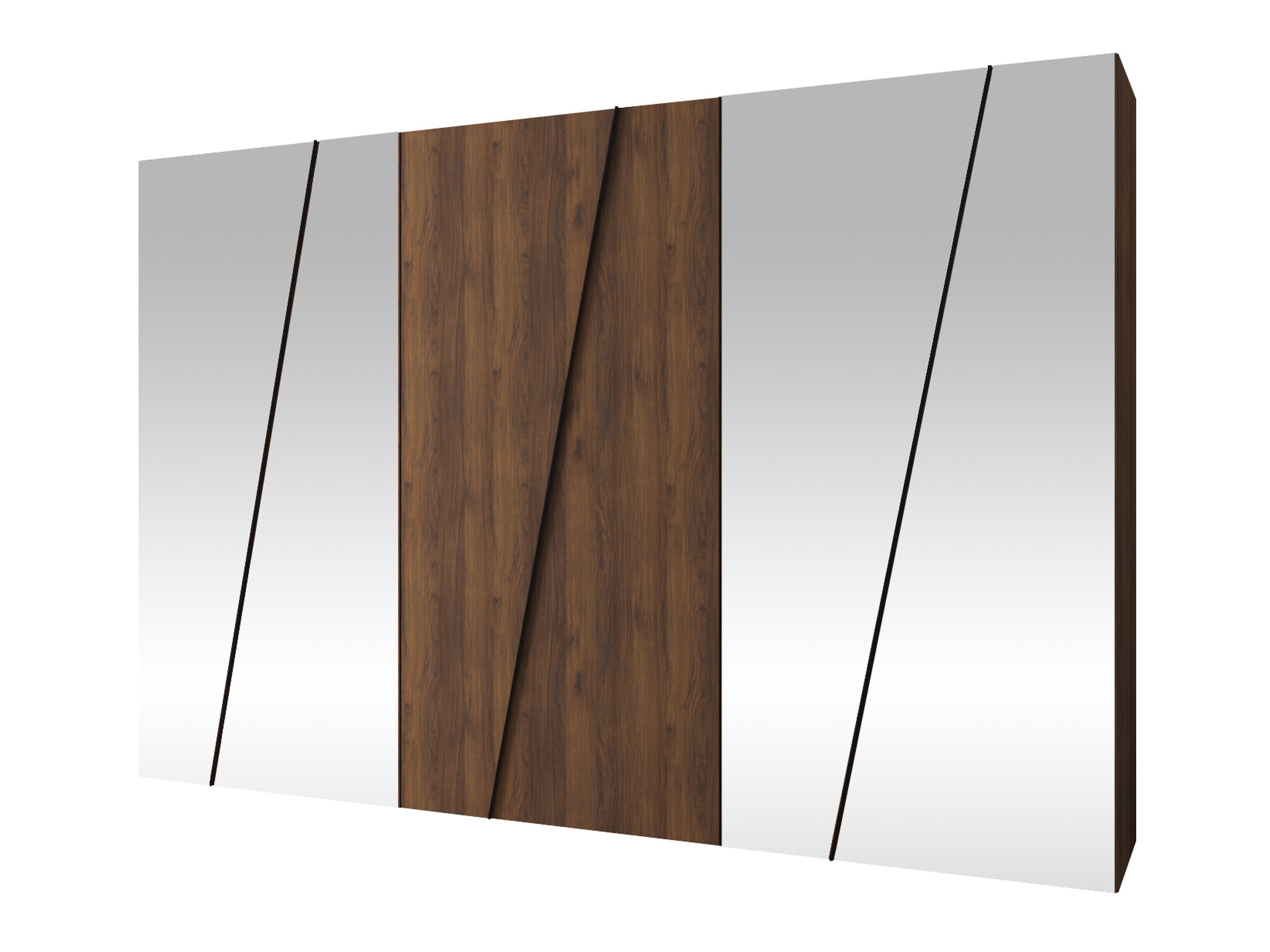 Wardrobe Hartford 643 (Walnut)