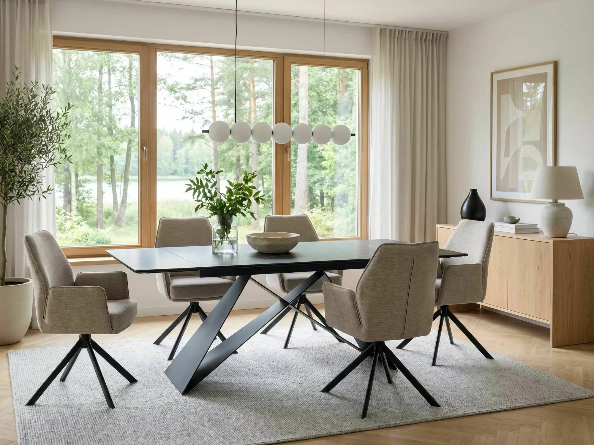 Table Detroit 978 (Black)