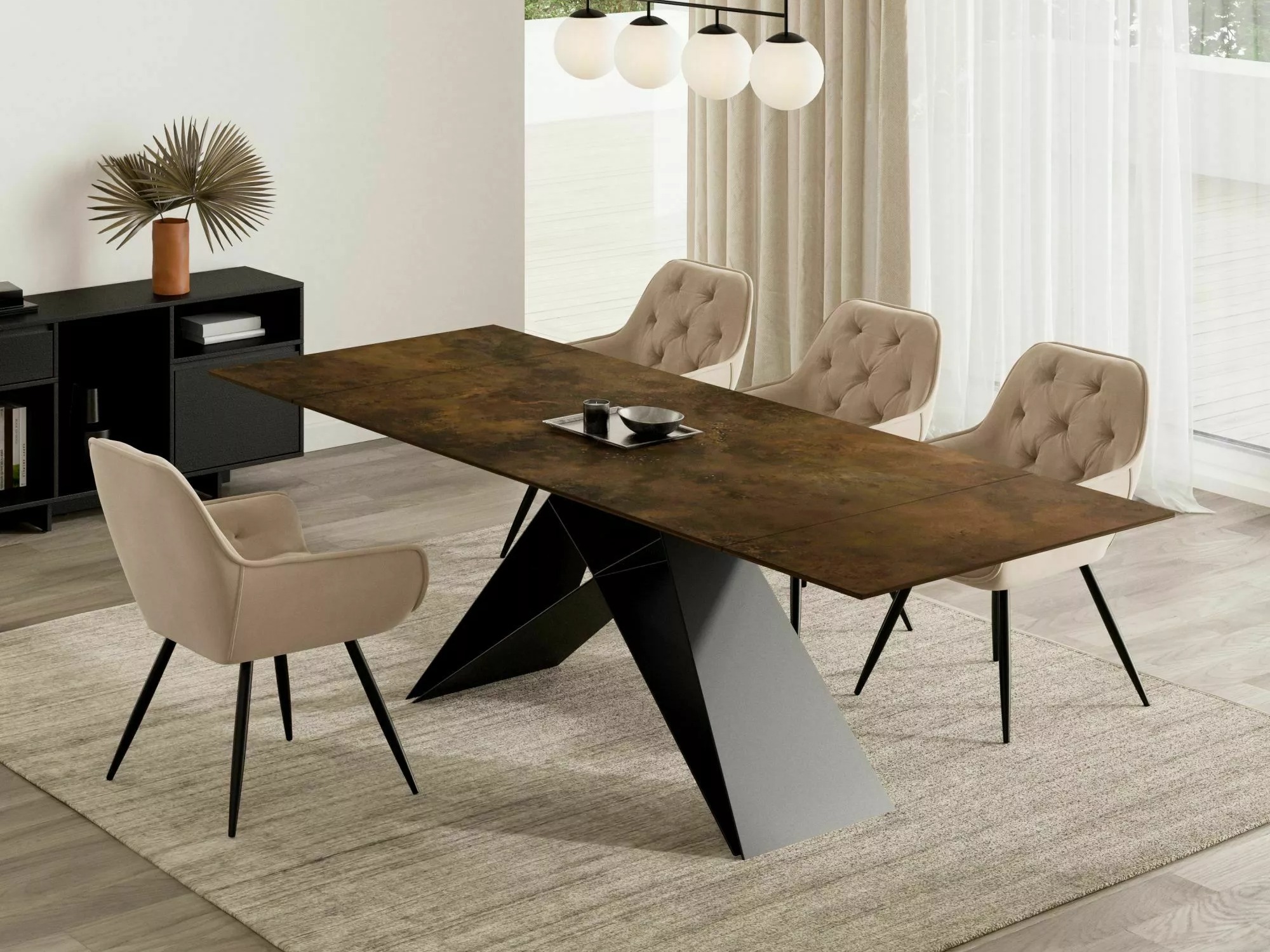 Table Detroit 978 (Brown)