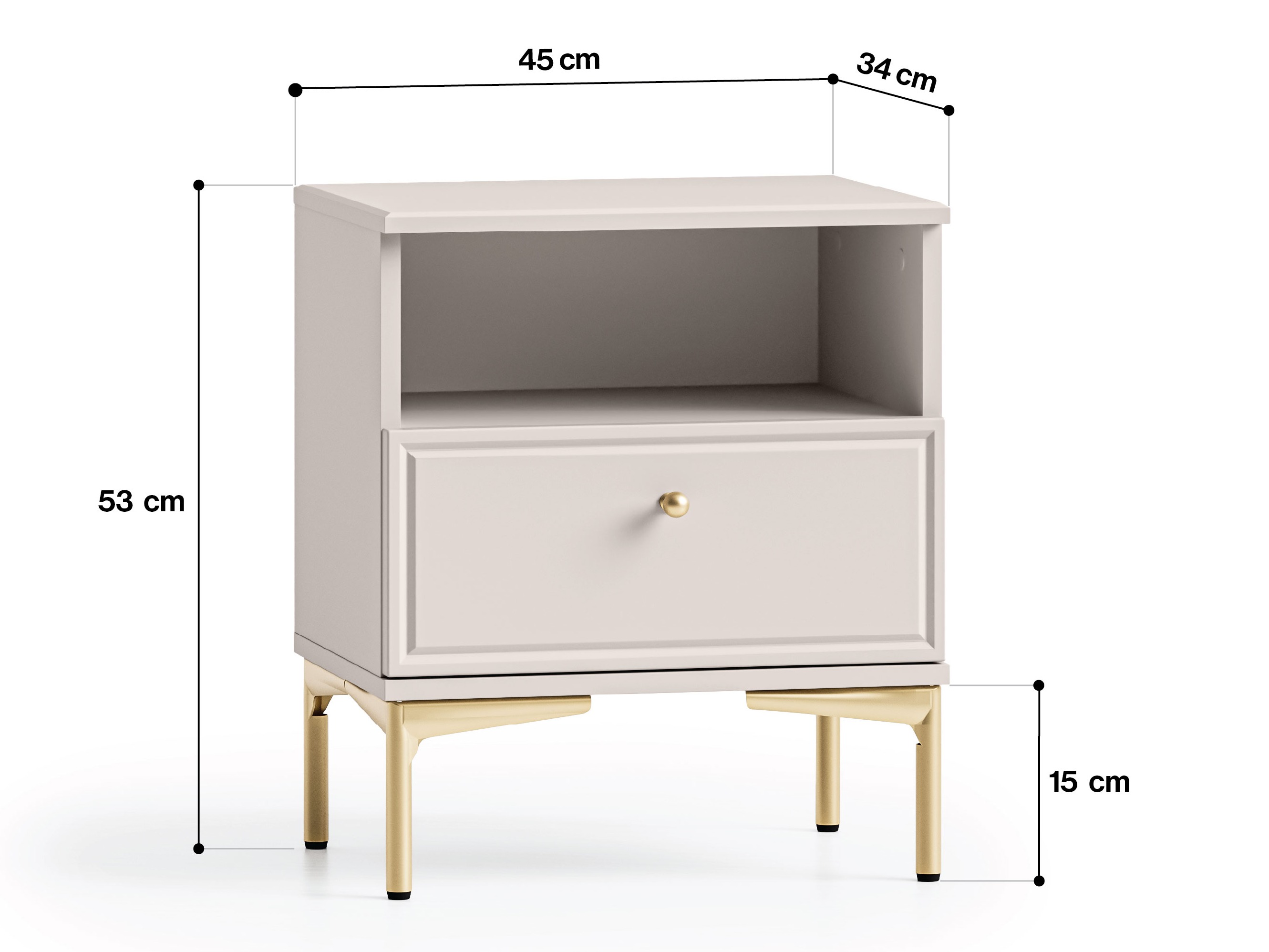 Bedside table Cirnoli 106