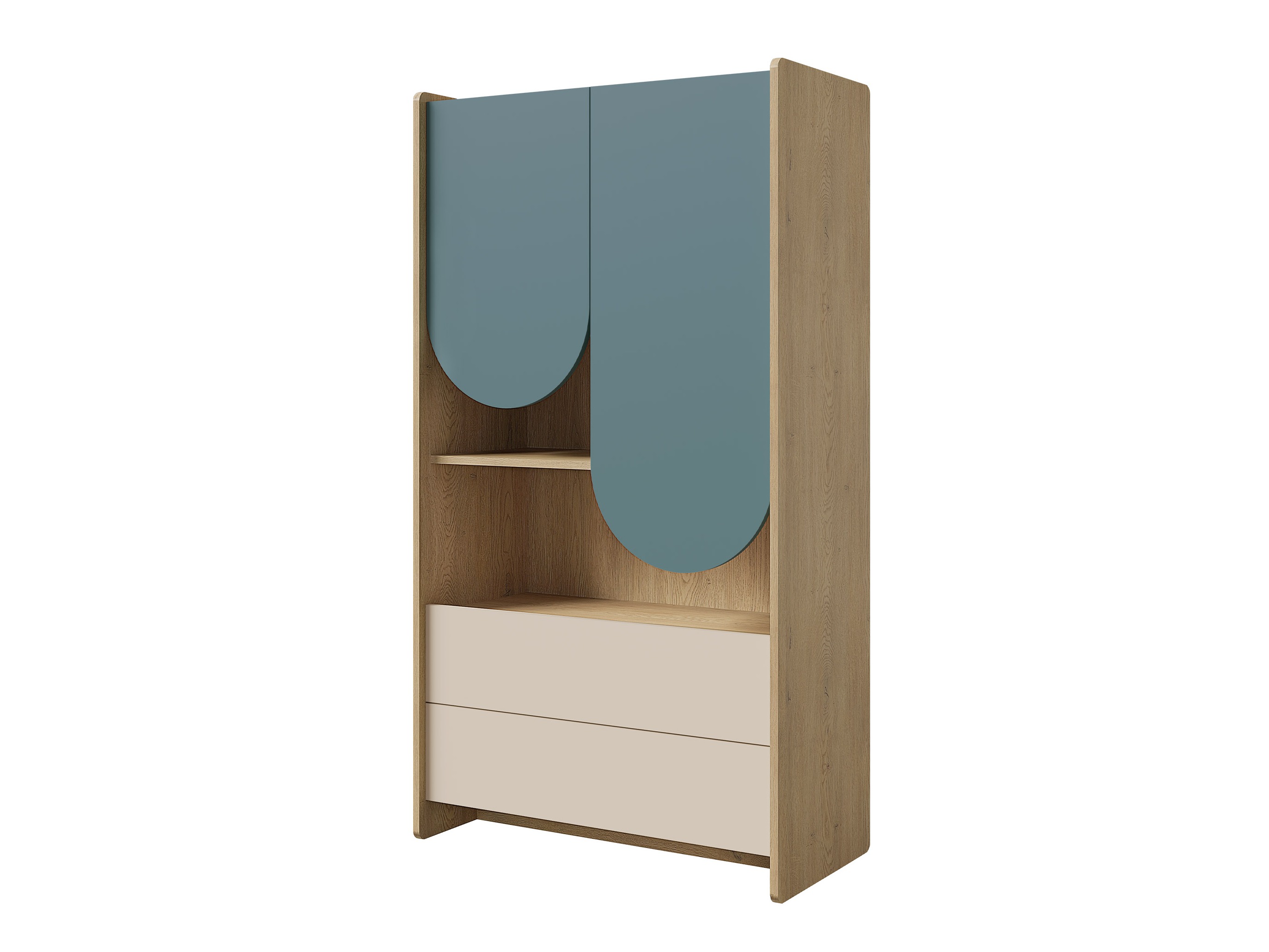 Bookcase Fivelbi 105 (Blue)
