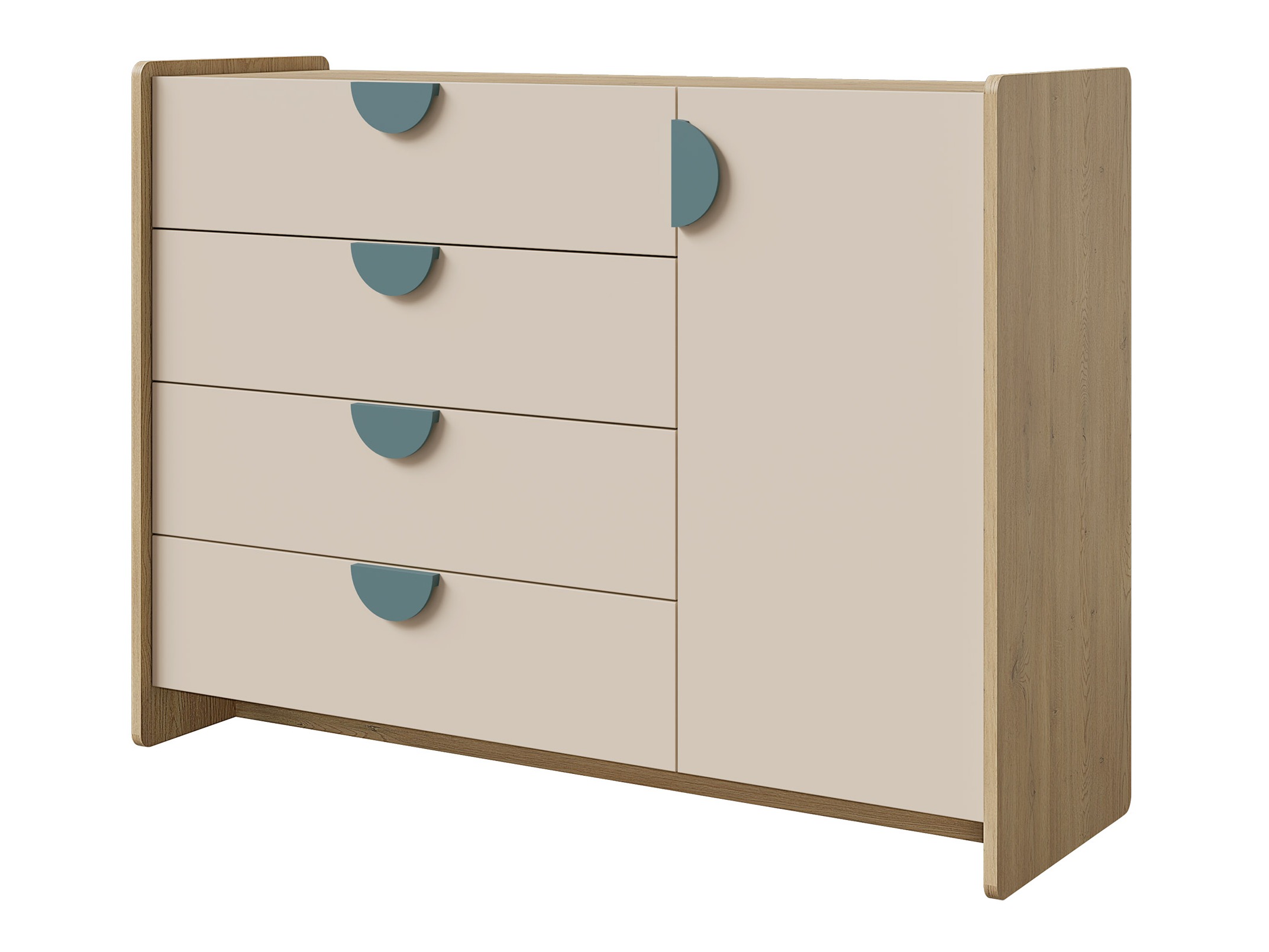 Chest of drawers Fivelbi 108 (Blue)