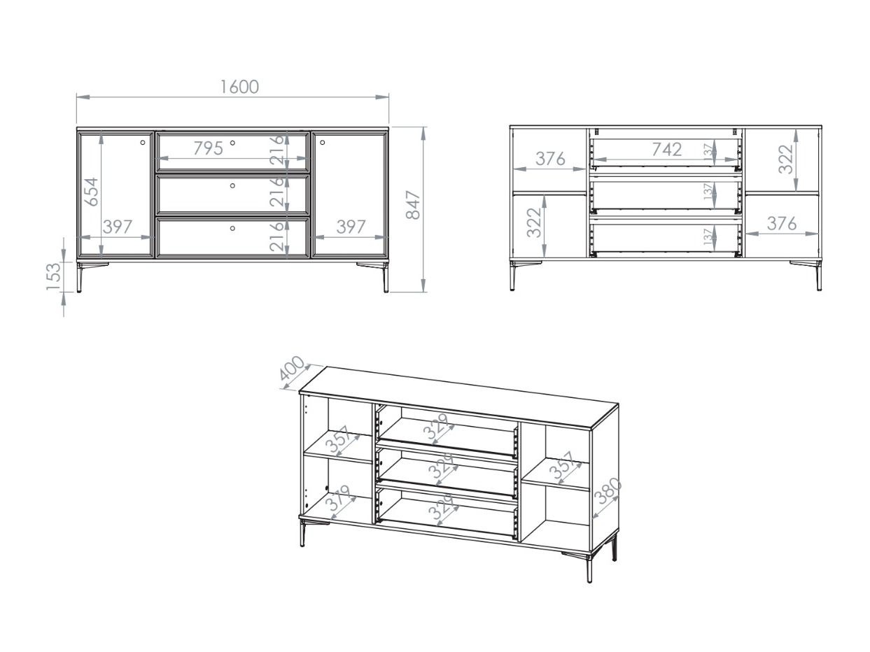 Chest of drawers Cirnoli 104