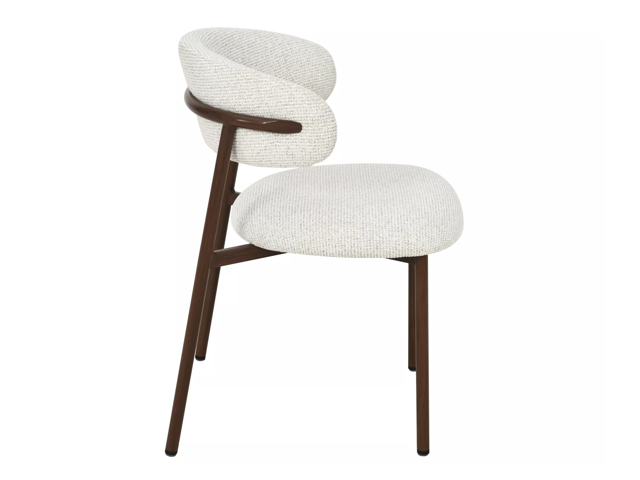 Chair Detroit 802 (Light beige + Walnut)