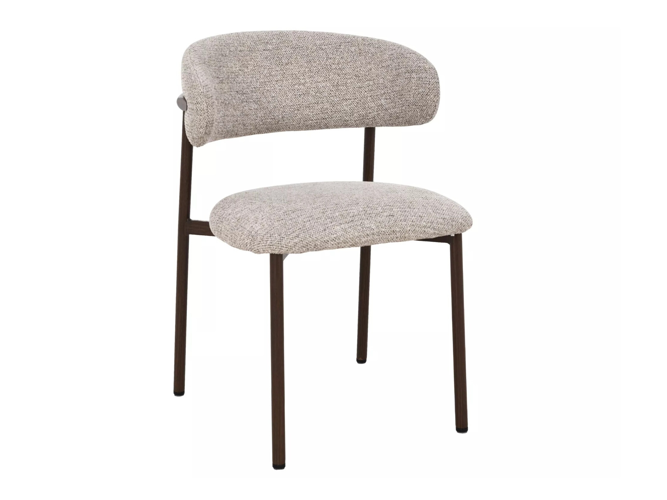Chair Detroit 802 (Taupe + Walnut)