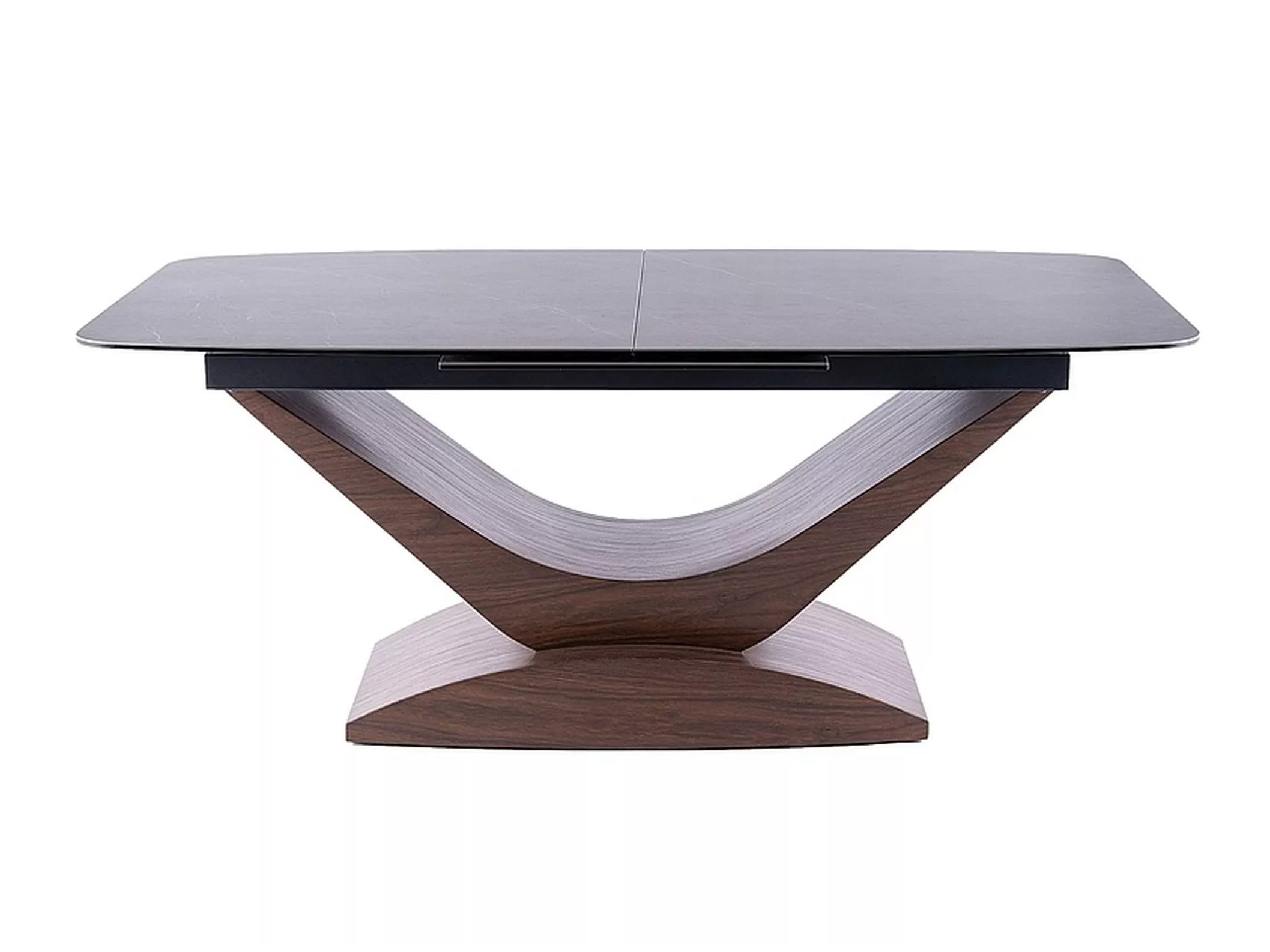 Table Detroit 1001 (Walnut + Grey marble)
