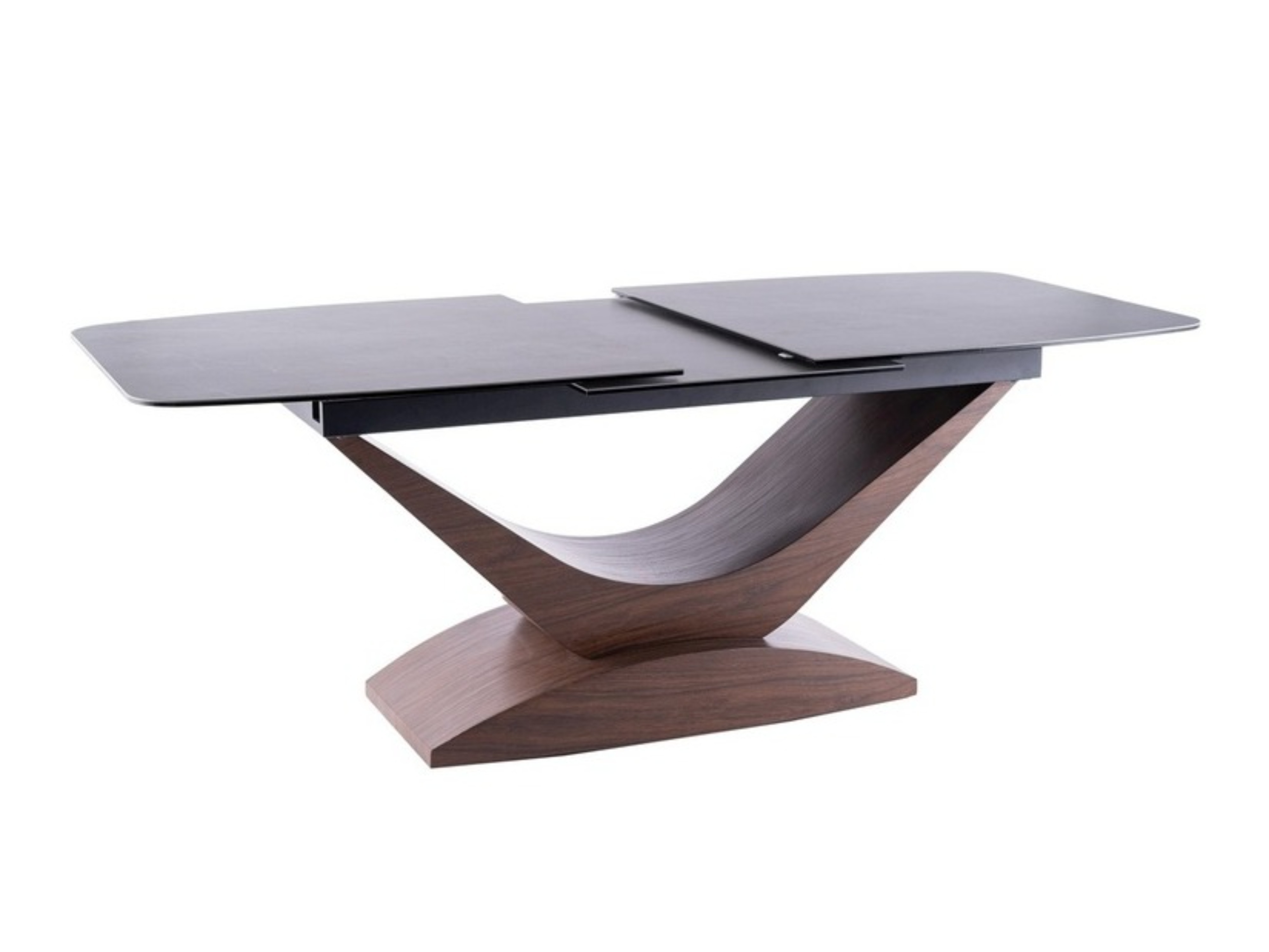 Table Detroit 1001 (Walnut + Grey marble)