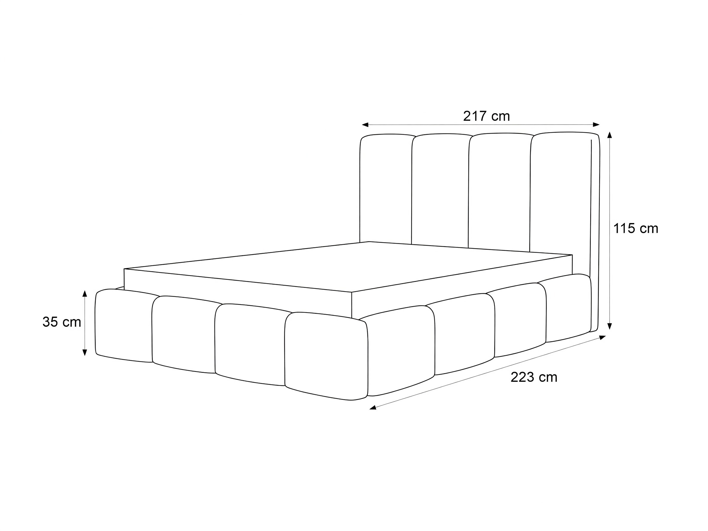 Bed Martinez 117 (Coral 15)