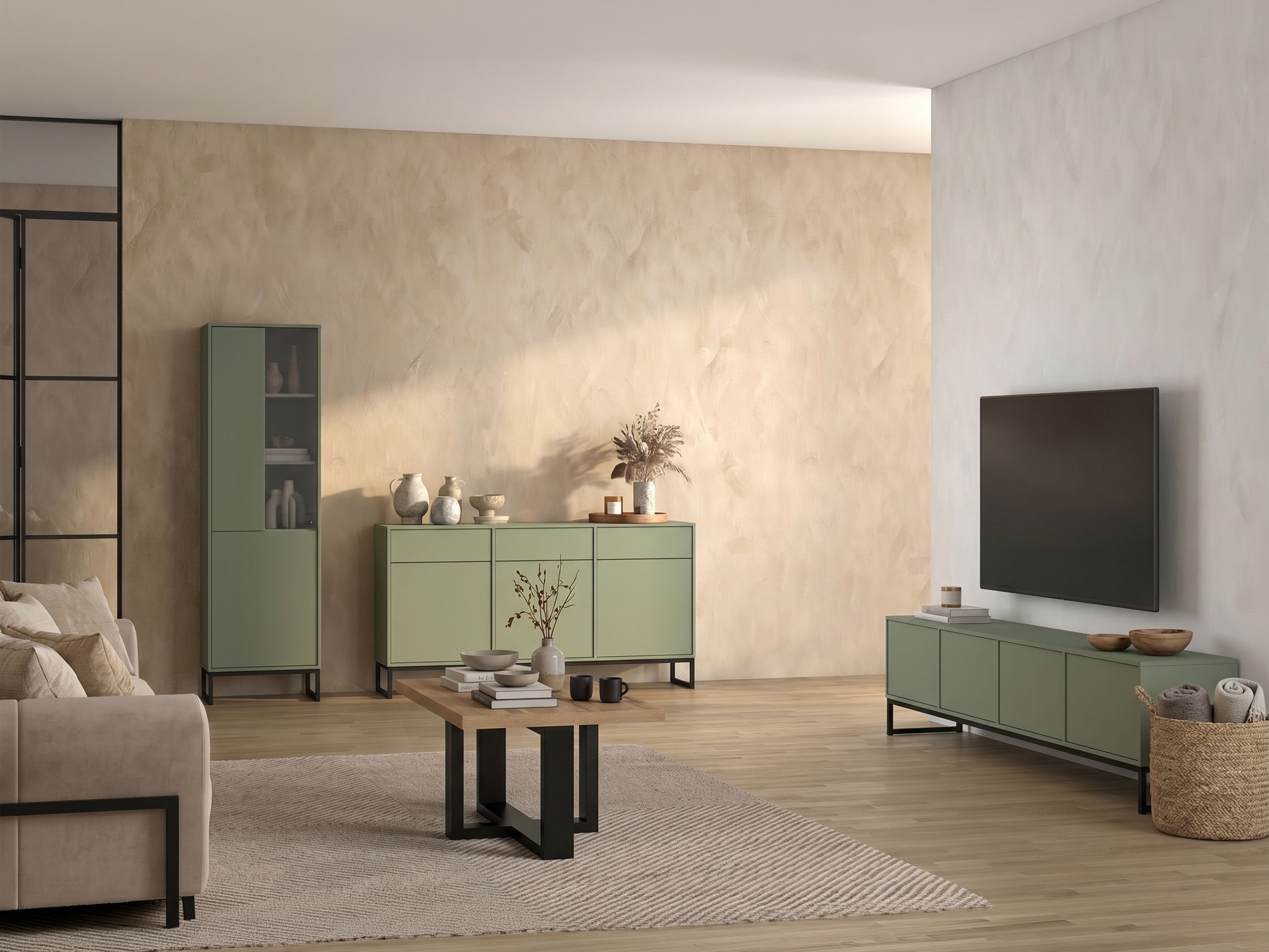 Bookcase Maravio 100 (Green)