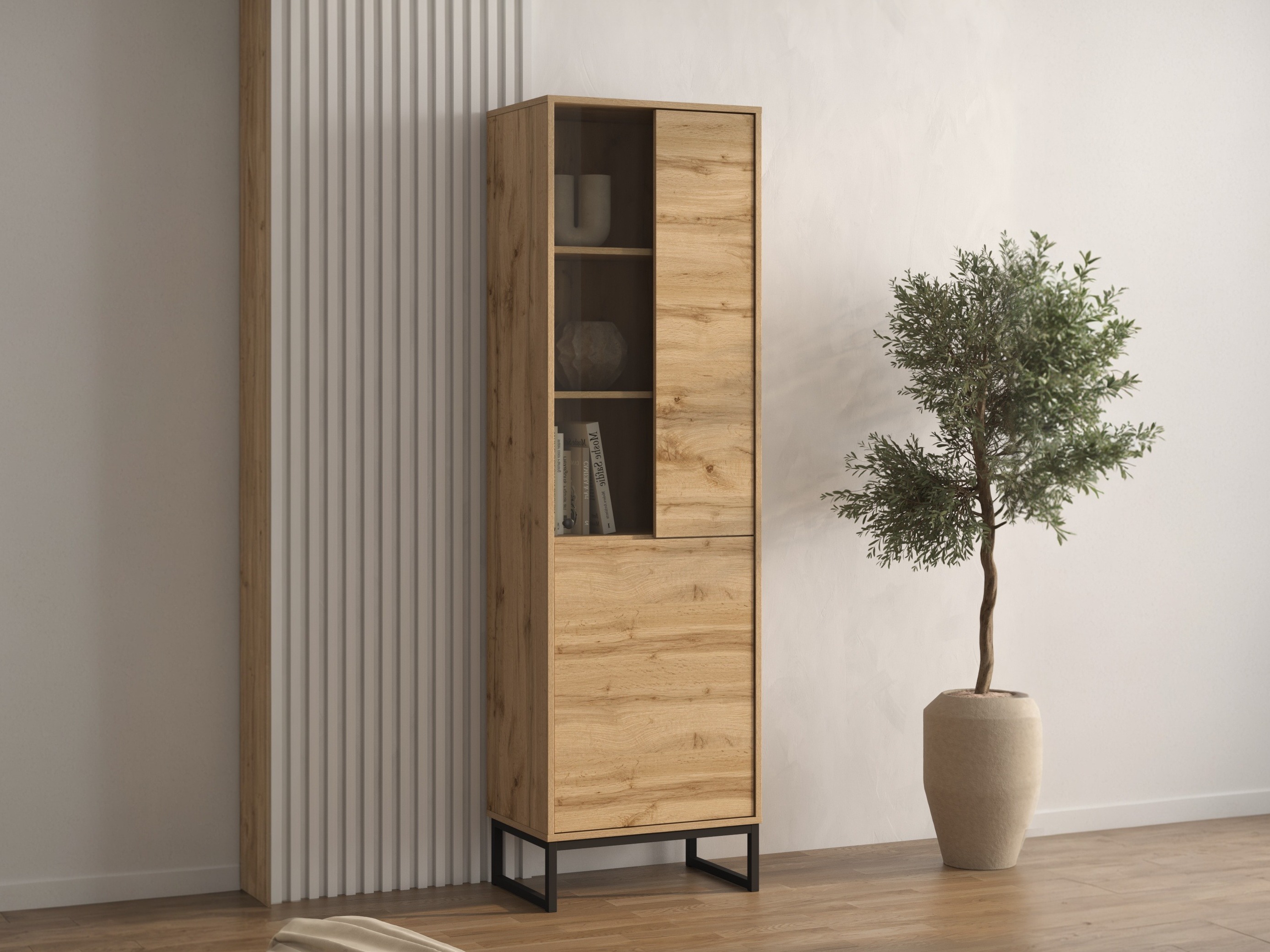 Bookcase Maravio 100 (Wotan Oak)