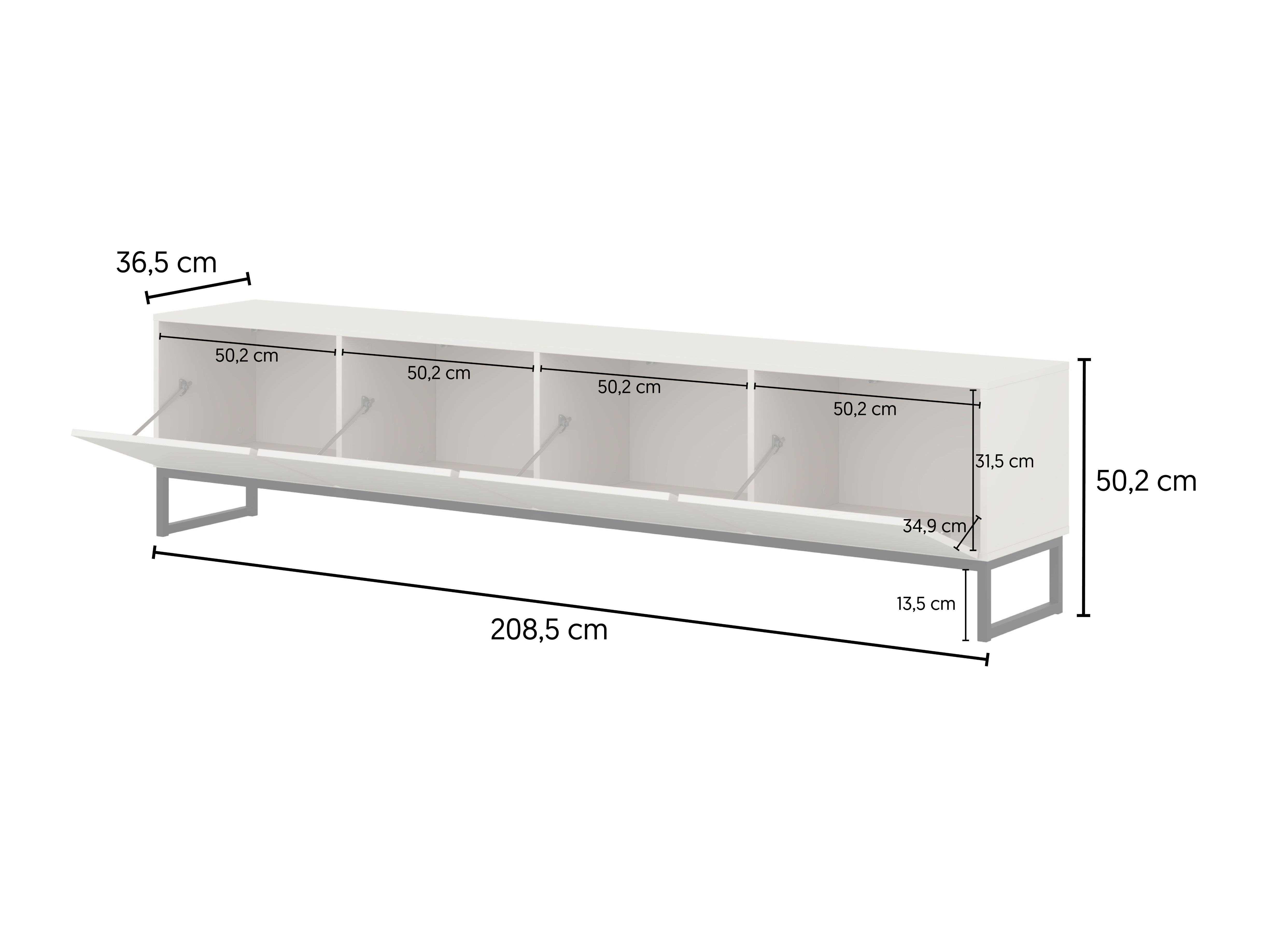 TV stand Maravio 101 (Wotan Oak)