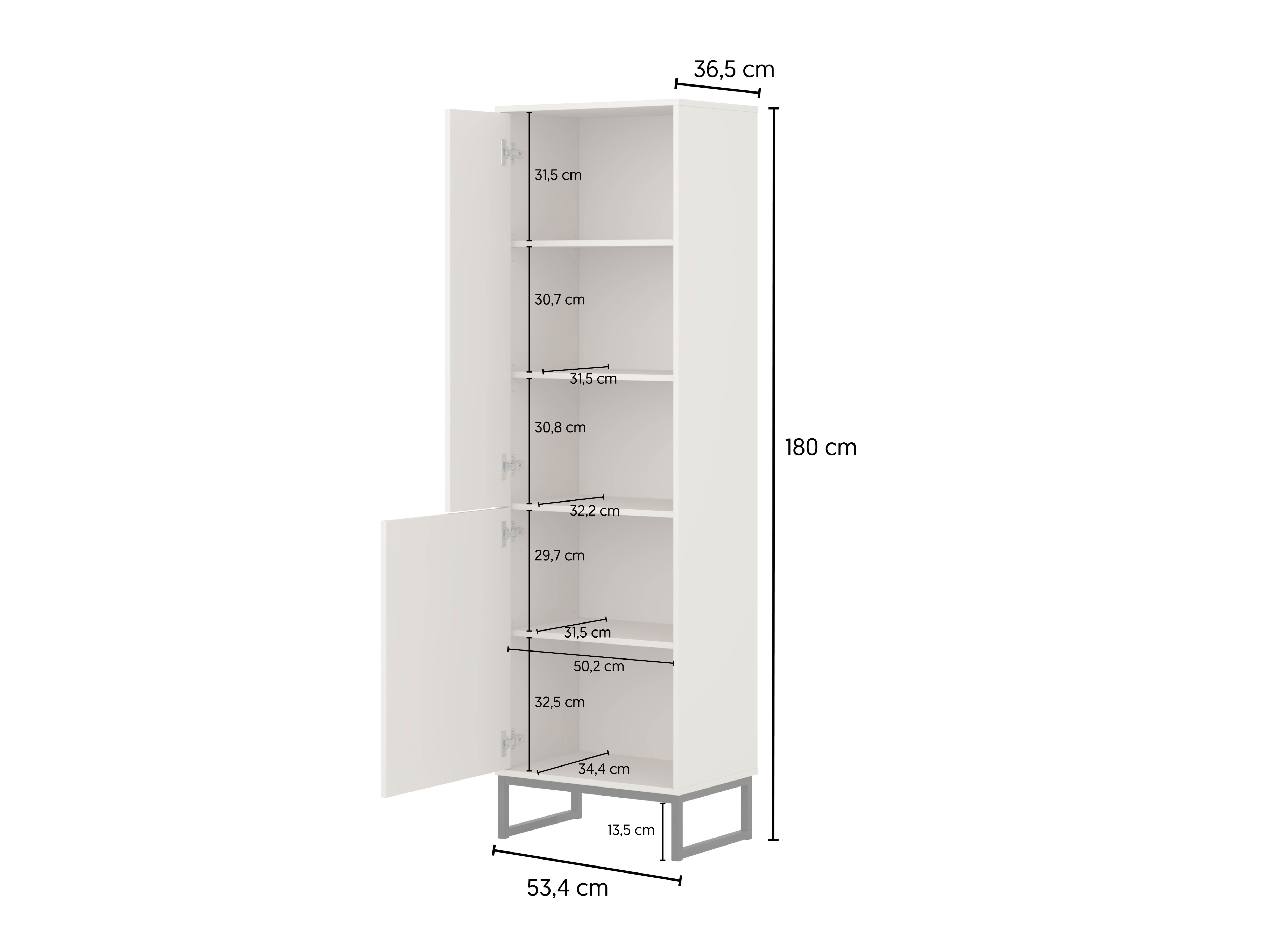 Bookcase Maravio 105 (Cashmere)