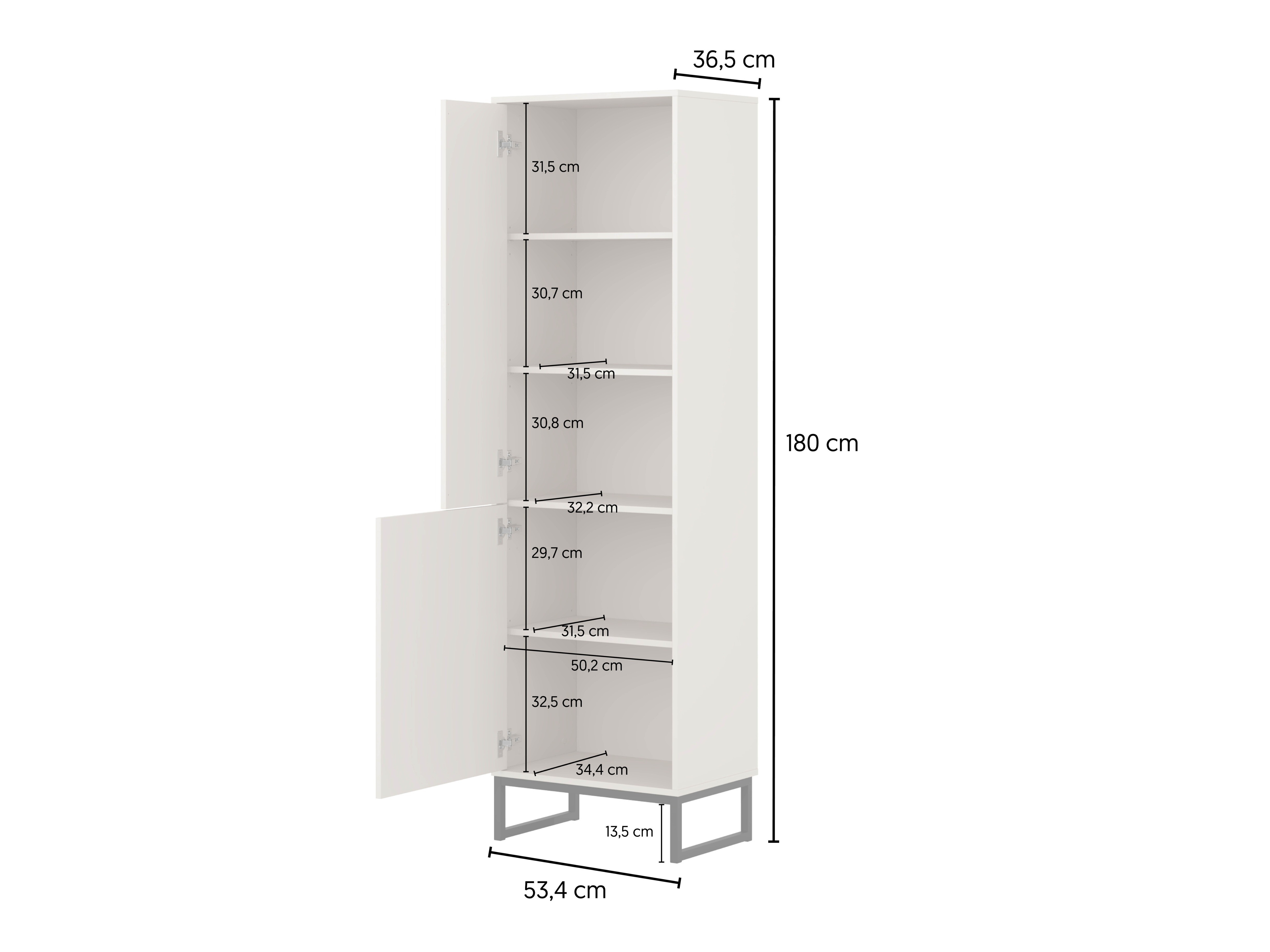 Bookcase Maravio 105 (Wotan Oak)